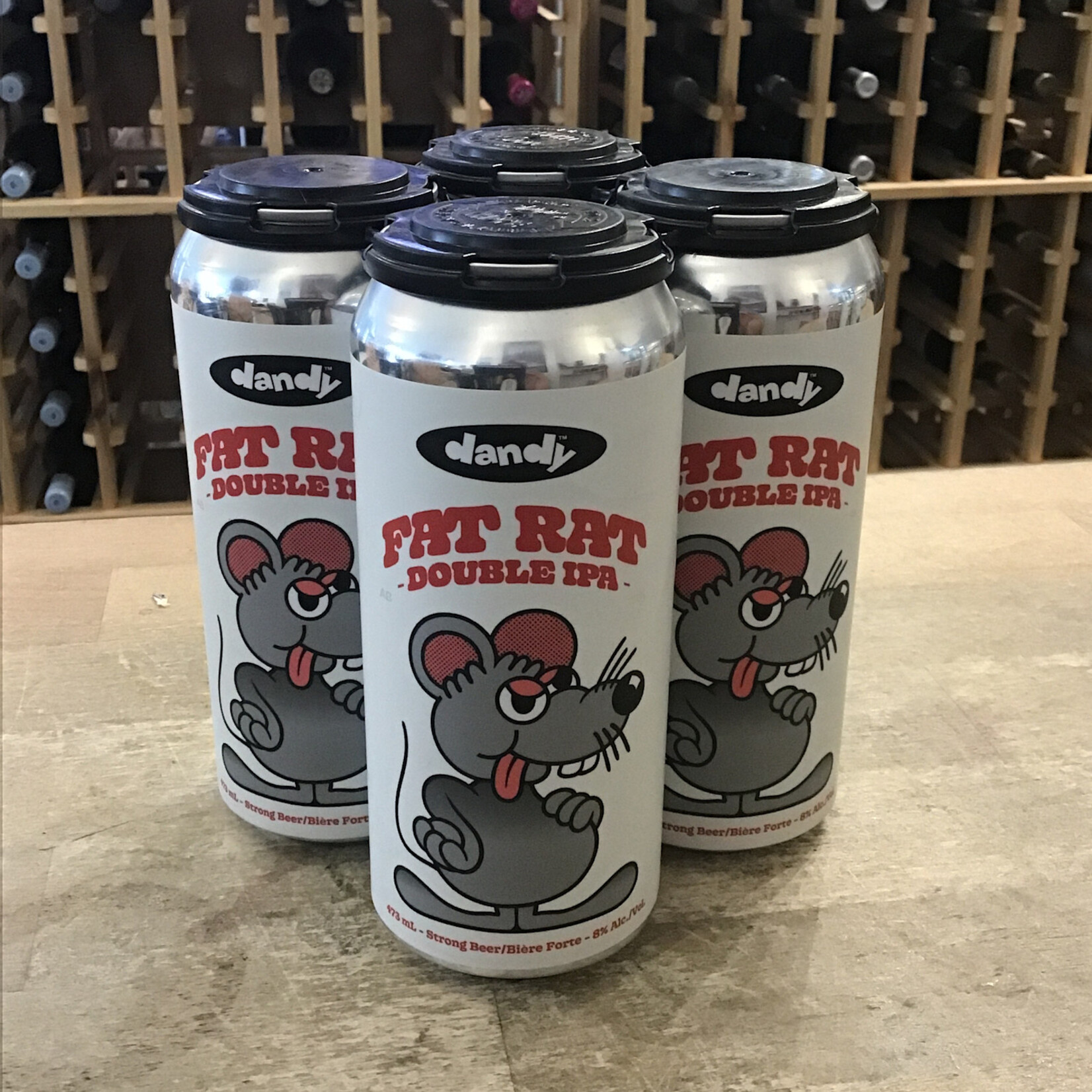 'Fat Rat' Double IPA, Dandy 4x473ml 8.0%
