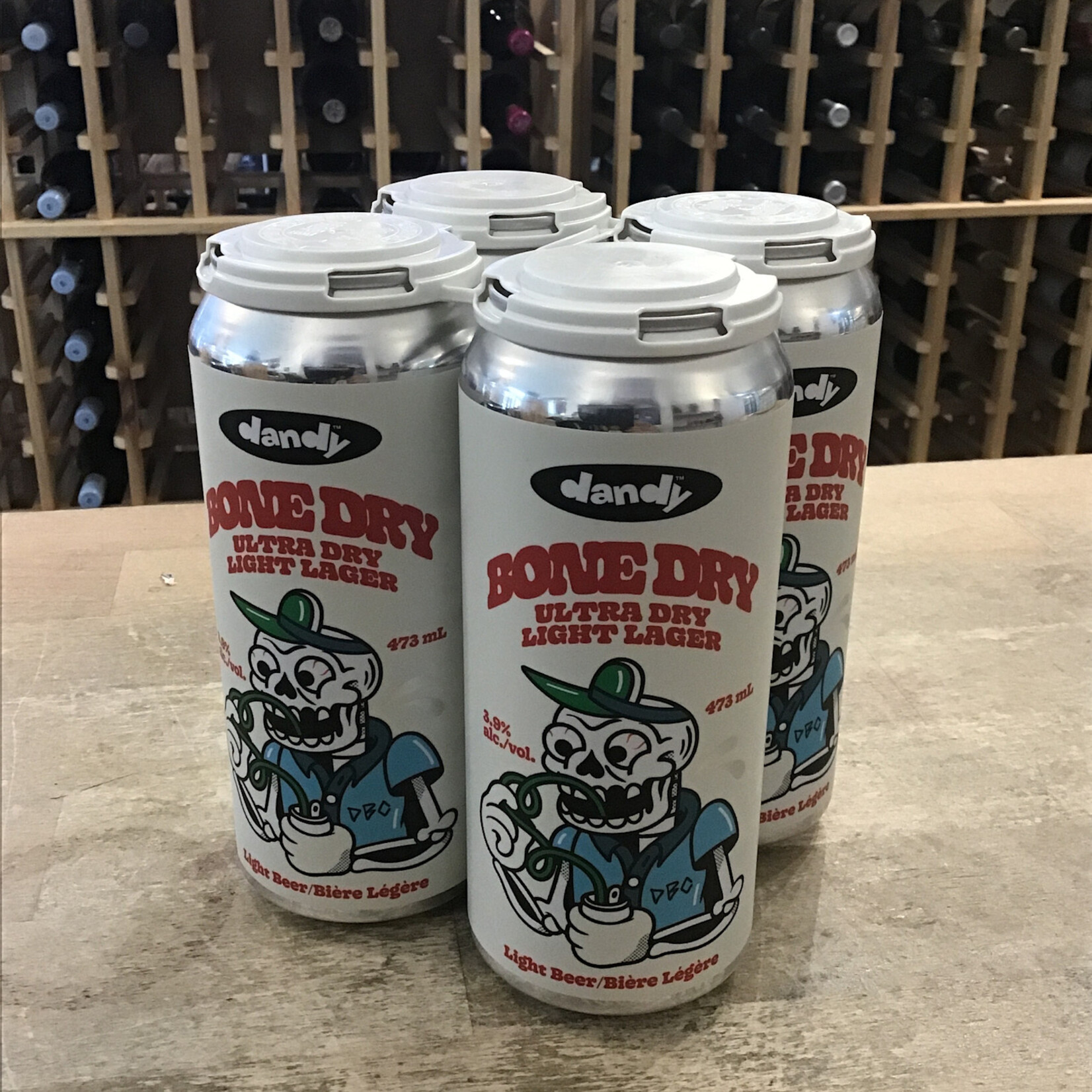'Bone Dry' Ultra Light Lager, Dandy 4x473ml 3.9%