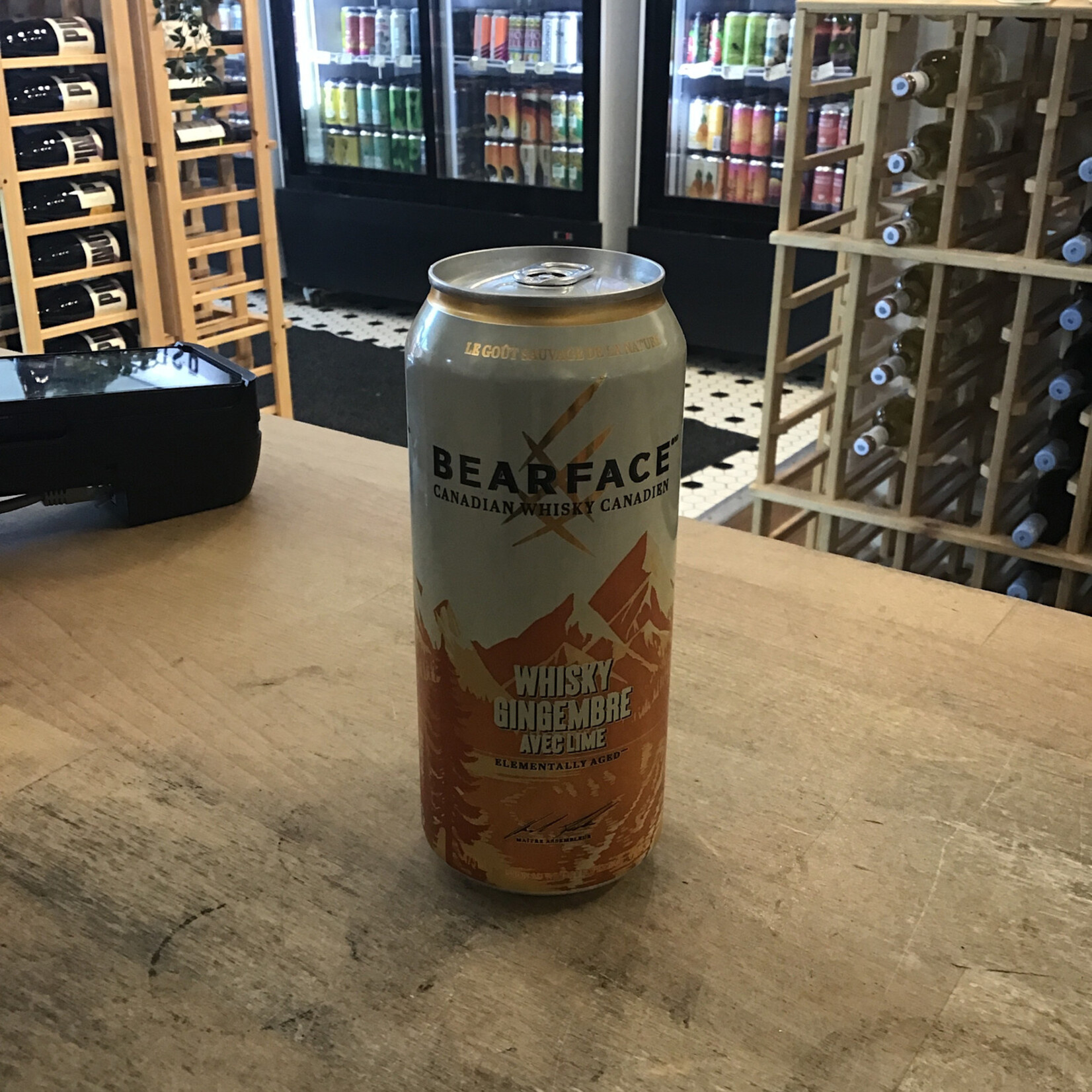 Bearface Whisky Ginger & Lime, Bear face 473ml 6.0%