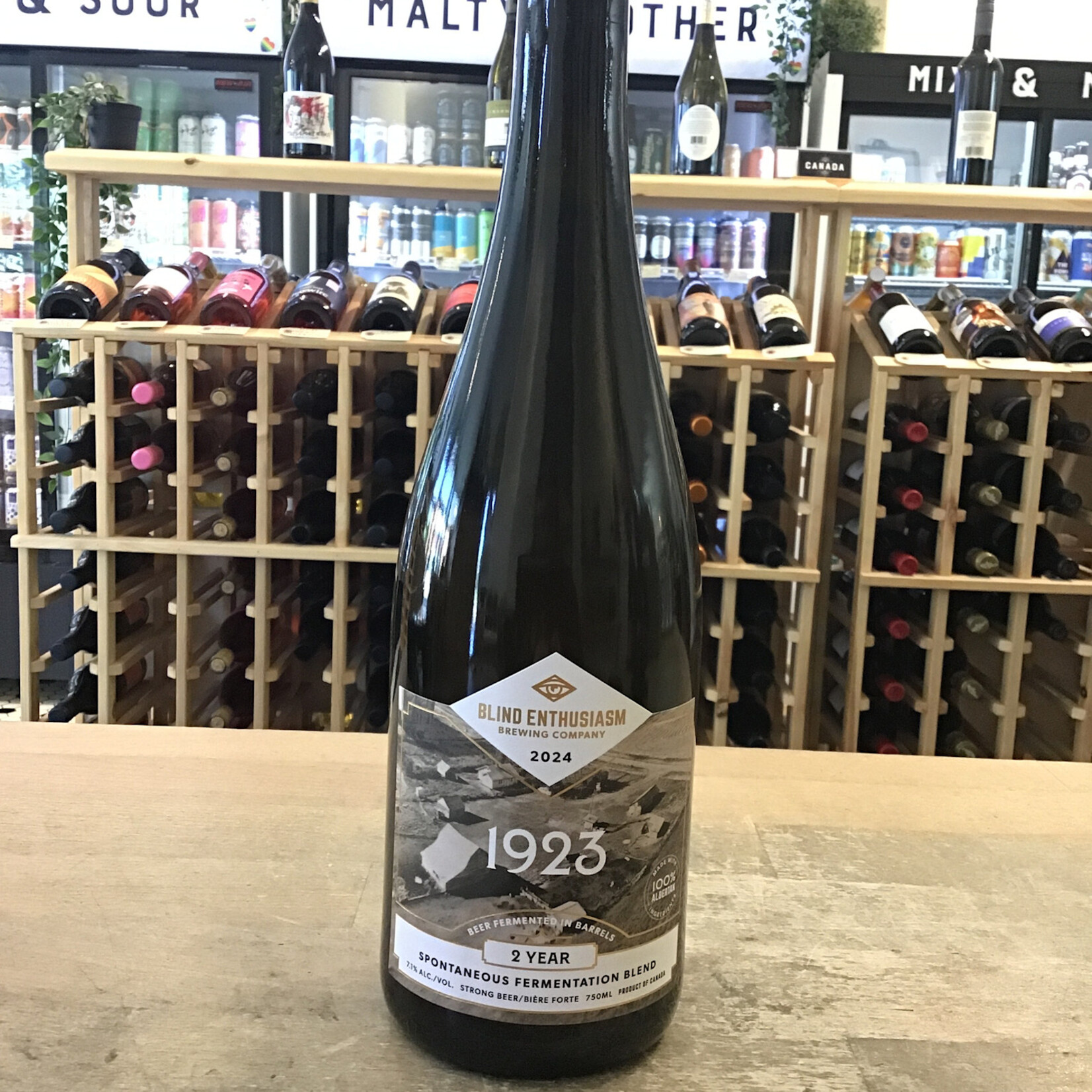Blind Enthusiasm '1923' 2 Year Spontaneous Fermentation Blend, Blind Enthusiasm 750ml 7.1%