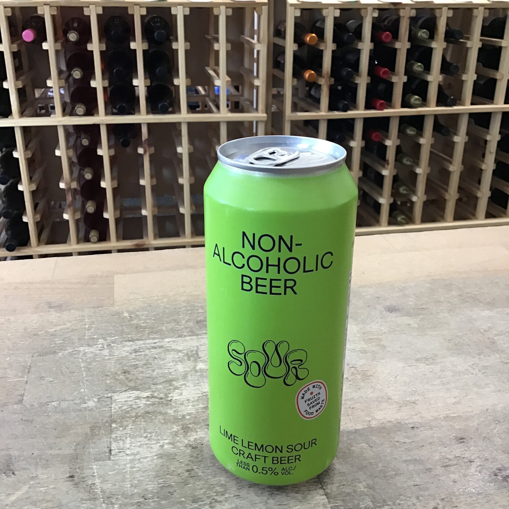 Lemon Lime Non-Alcoholic Sour, Biere Sans Alcool 473ml 0.3%
