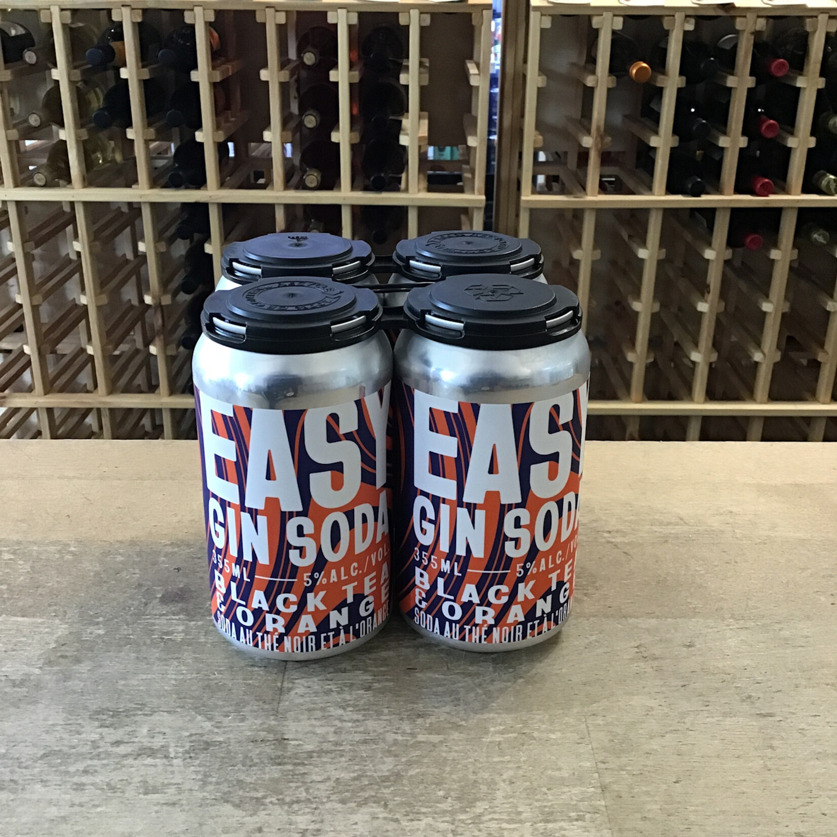 Snake Lake Easy Gin Soda with Black Tea & Orange, Snake Lake 4x355ml 5.0%
