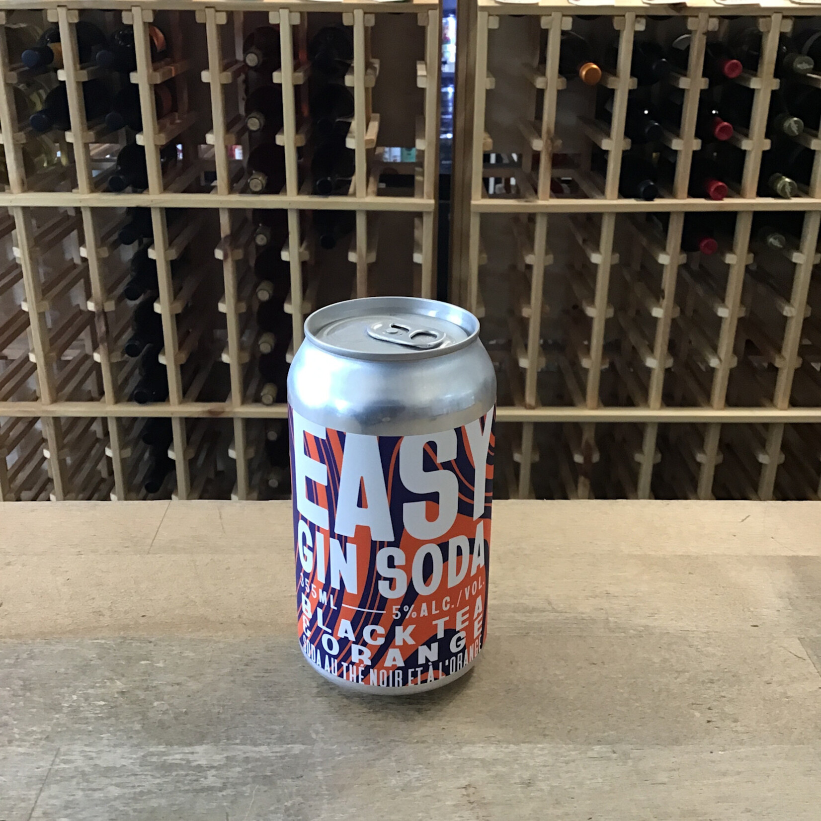 Snake Lake Easy Gin Soda with Black Tea & Orange, Snake Lake 355ml 5.0%