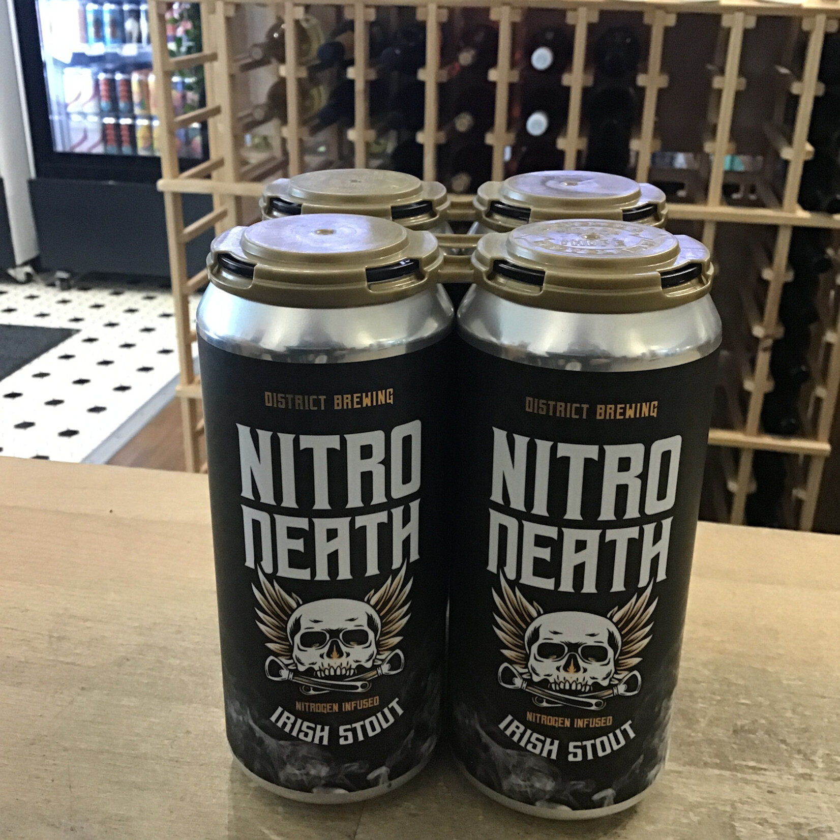 'Nitro Death' Irish Stout, District 4x473ml 4.3%
