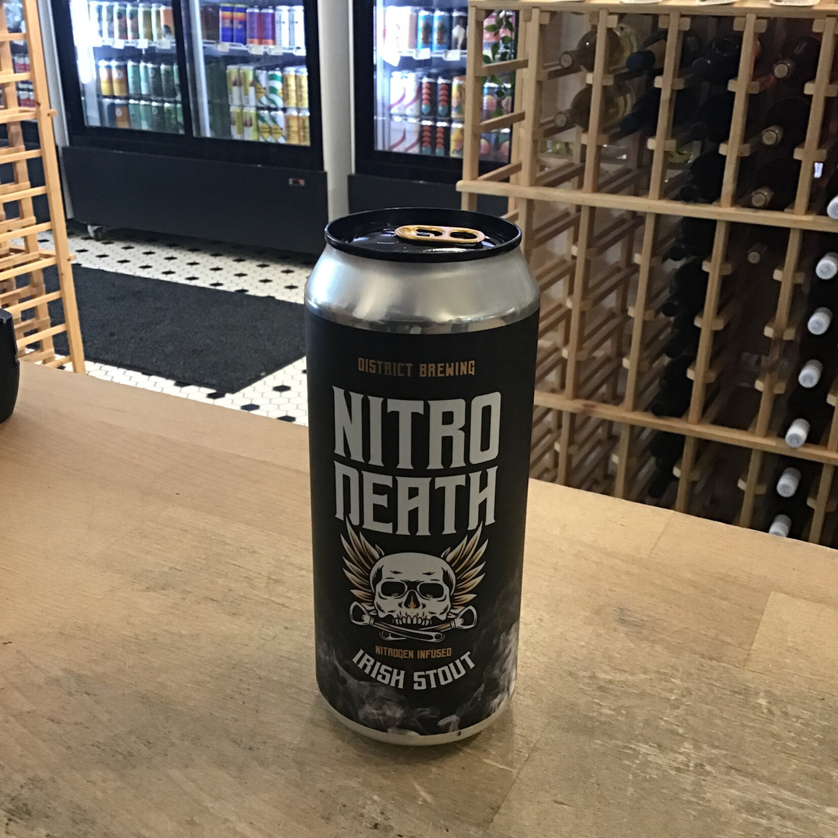 'Nitro Death' Irish Stout, District 473ml 4.3%