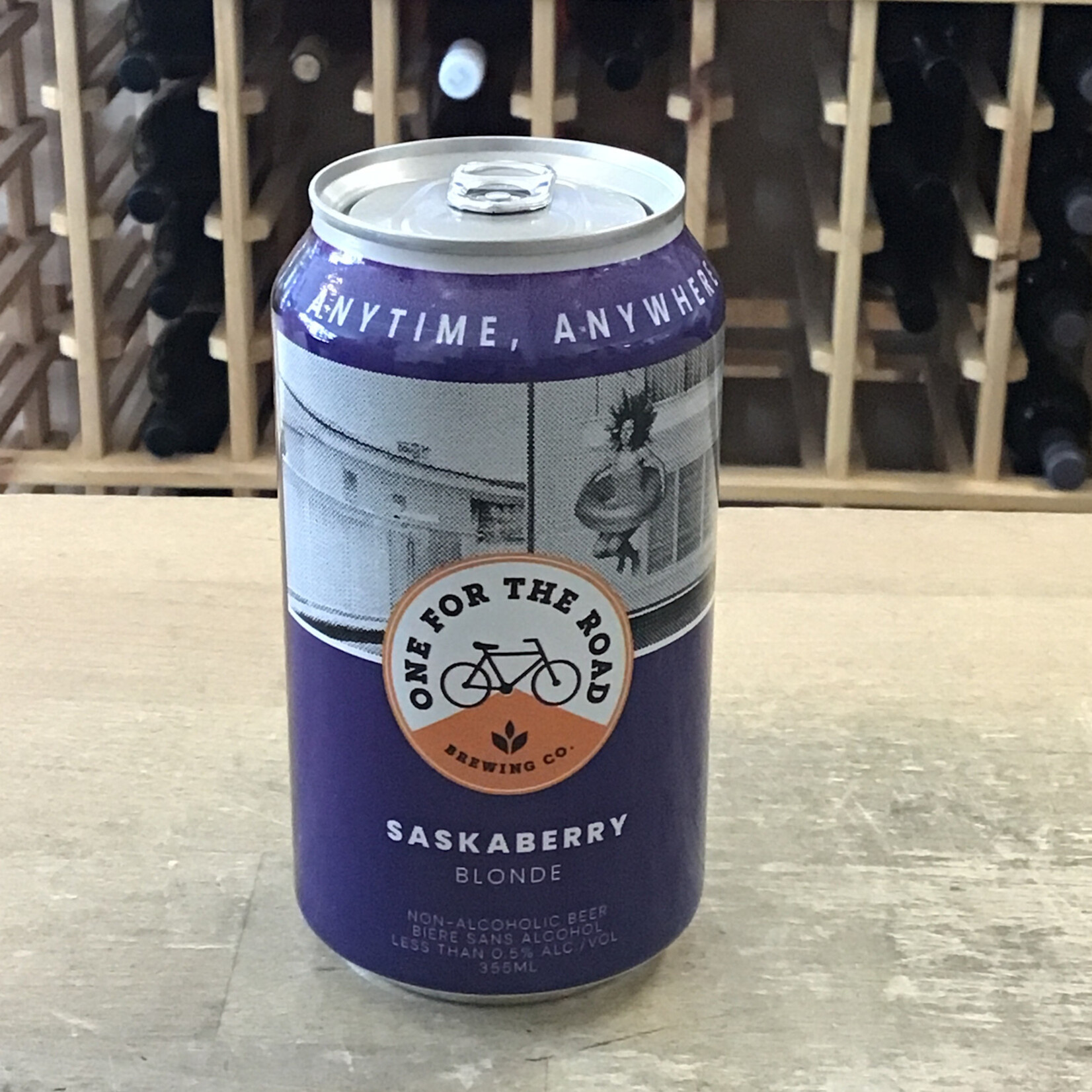 One for the Road 'Saskaberry Blond Ale' Non-Alcoholic,  One For The Road 355ml 0.0%
