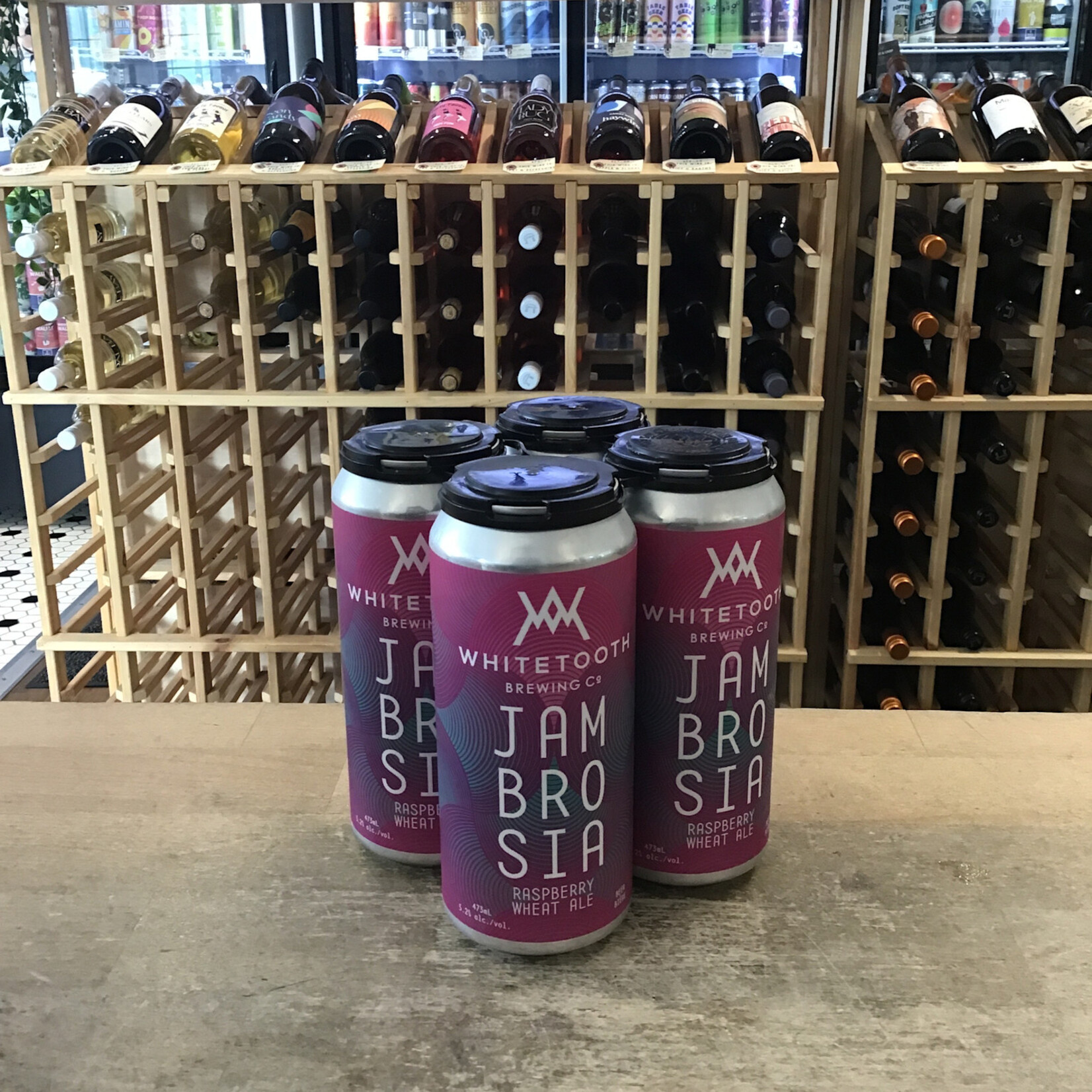 'Jambrosia' Raspberry Wheat Ale, White tooth 4x473ml 5.2%