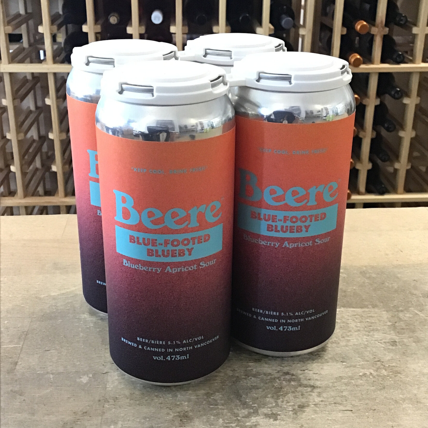 'Blue Footed' Blueberry Apricot Sour, Beere 4x473ml 5.1%