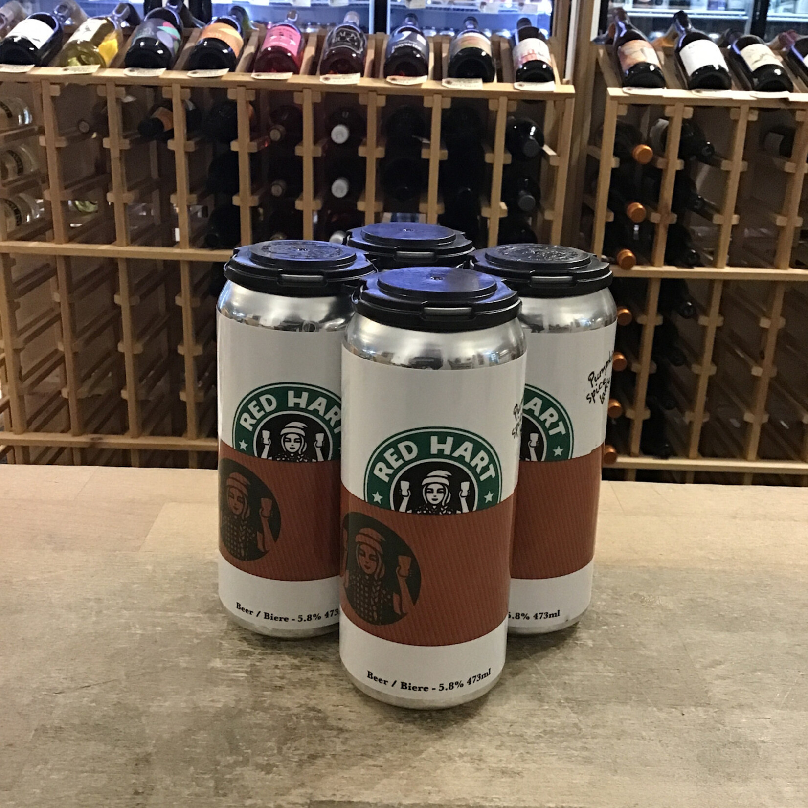 The Red Hart Brewing Co. 'Pumpkin Spice Latte' Stout, Red Hart 4x473ml 5.8%