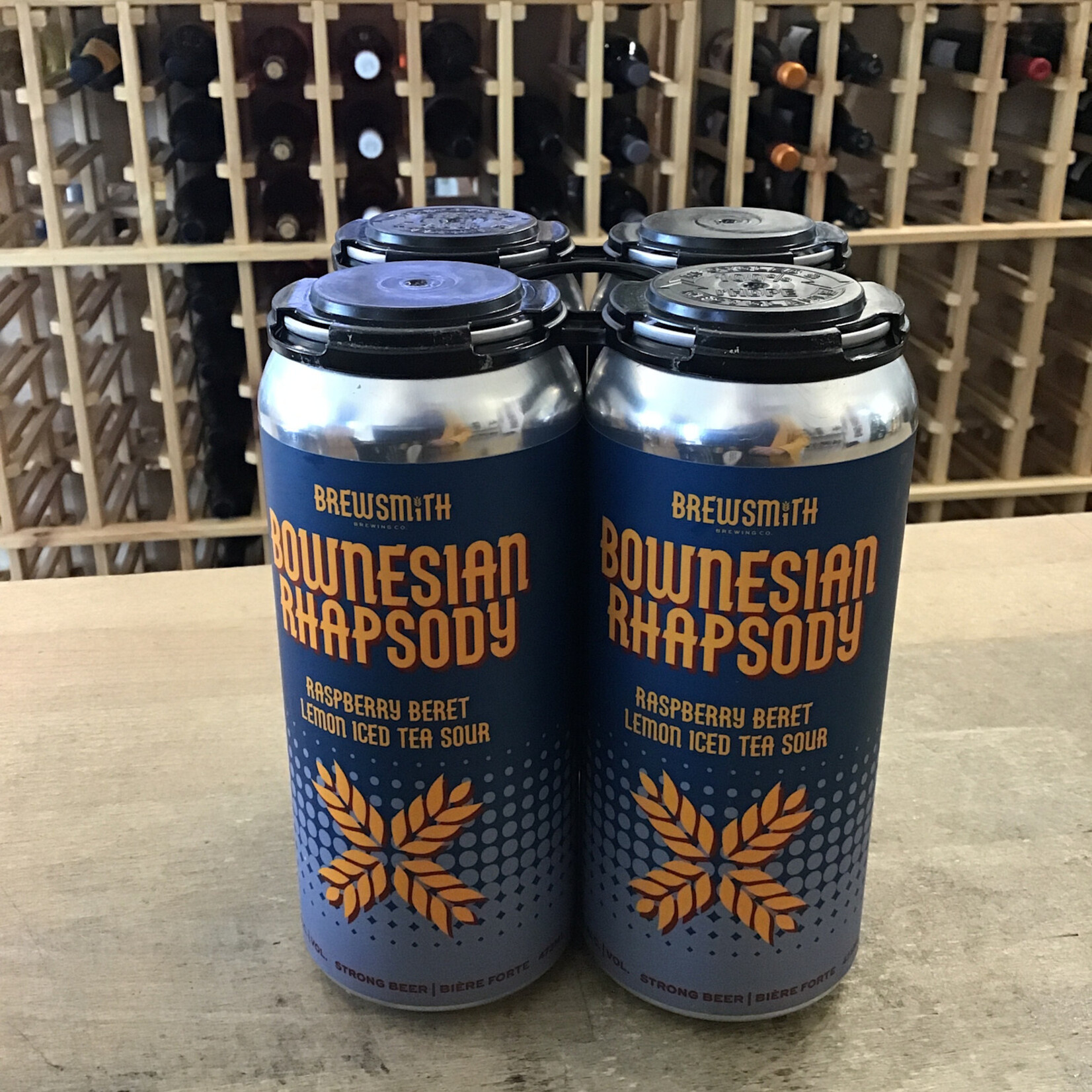 'Bownesian Rhapsody' Raspberry Beret Lemon Iced Tea Sour, Brewsmith 4x473ml 5.8%