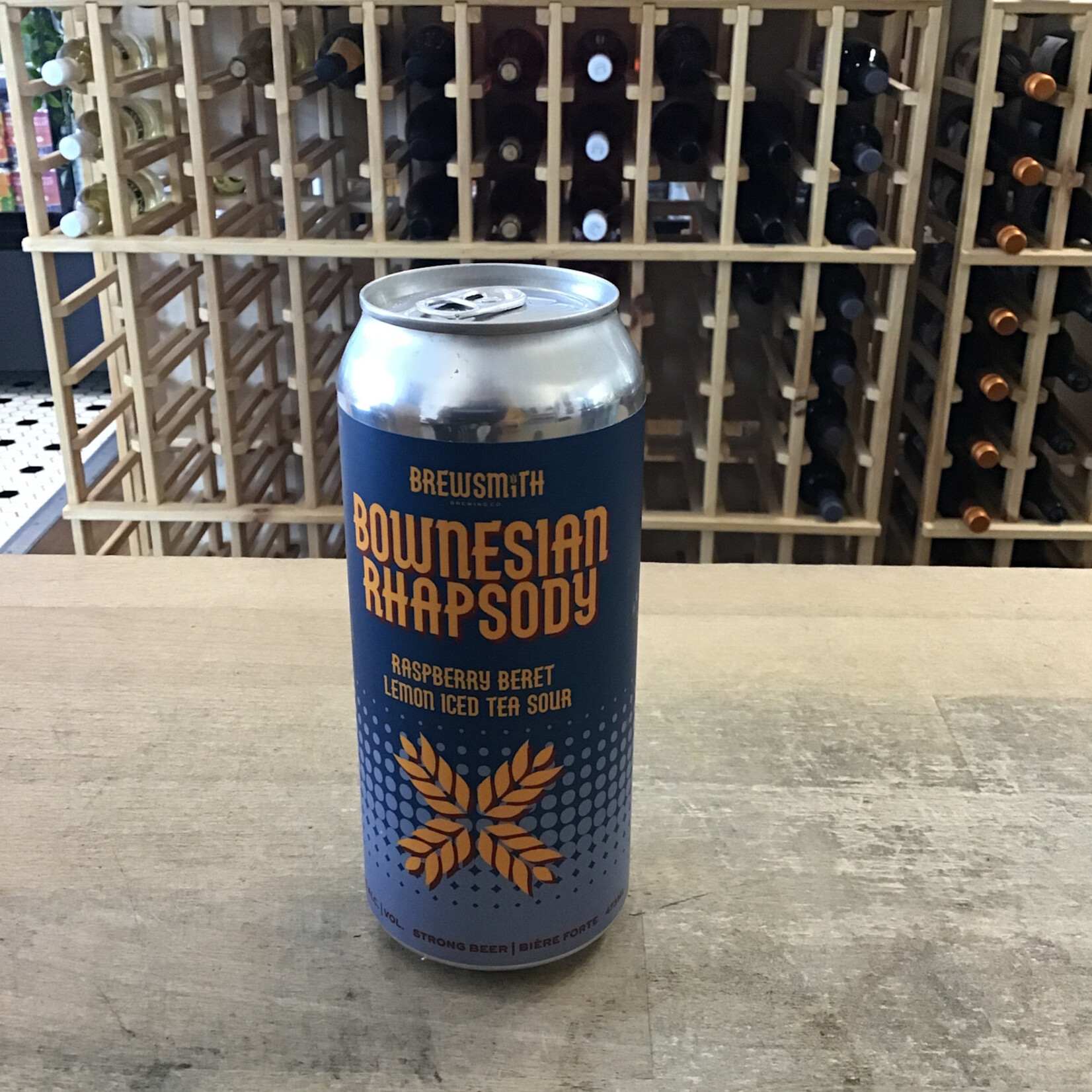 'Bownesian Rhapsody' Raspberry Beret Lemon Iced Tea Sour, Brewsmith 473ml 5.8%