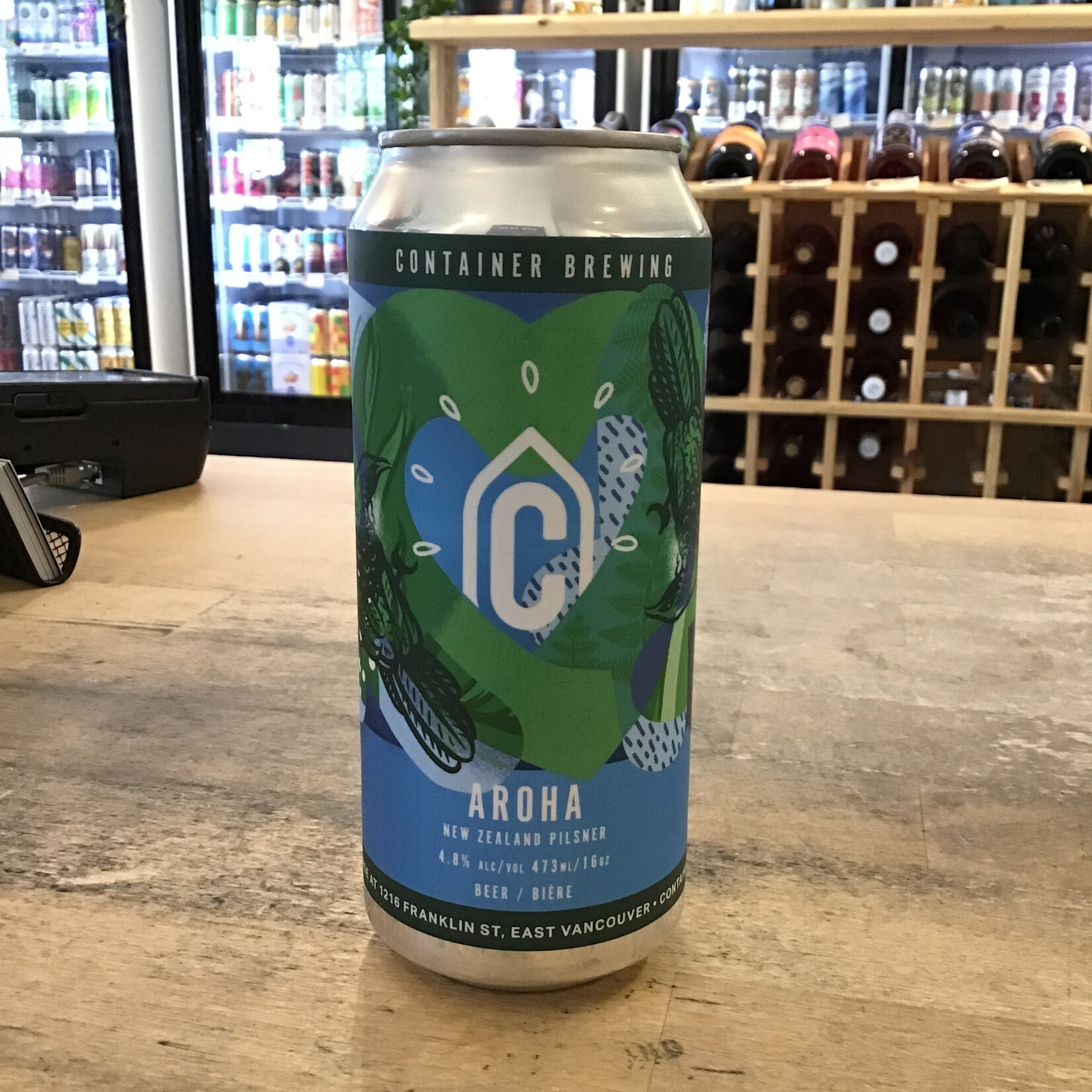 'Aroha' New Zealand Pilsner, Container 473ml 4.8%