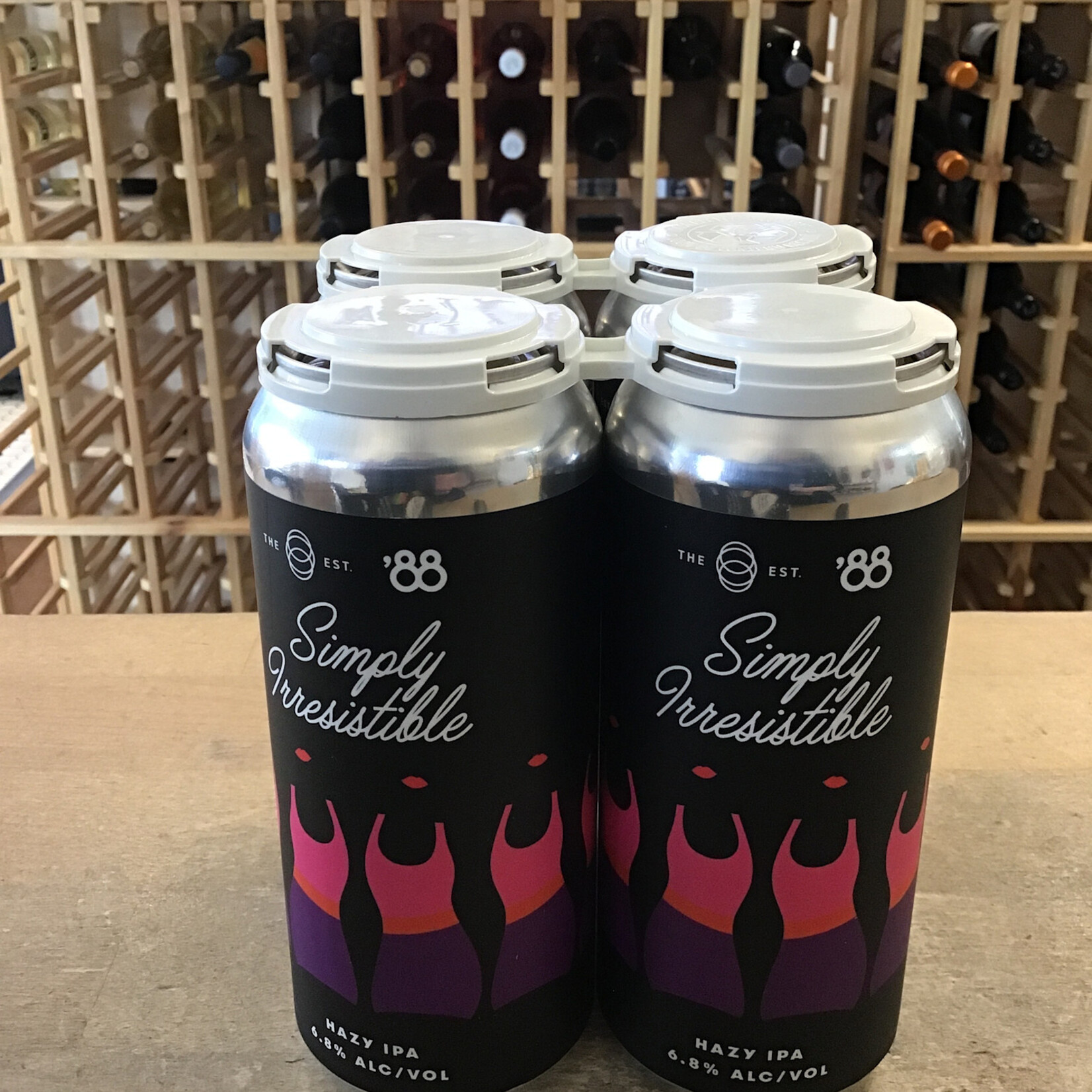 Eighty Eight 'Simply Irresistible' Hazy IPA, Eighty Eight & Establishment 4x473ml 6.7%