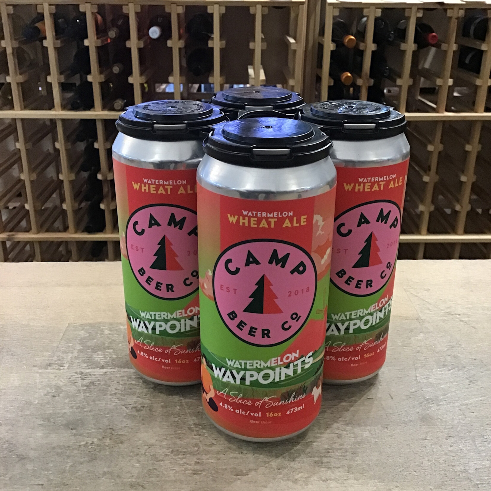 'Watermelon Waypoints' Wheat Ale, Camp 4x473ml 4.8%