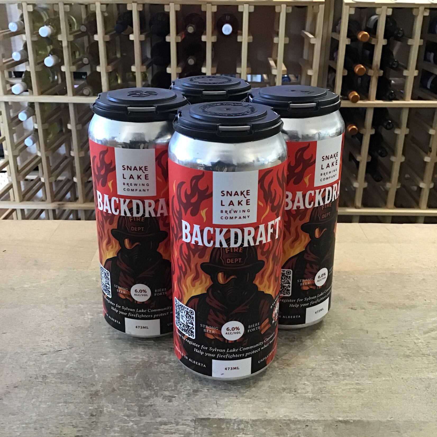 Snake Lake 'Backdraft' Red Rye IPA, Snake Lake 4x473ml 6.0%