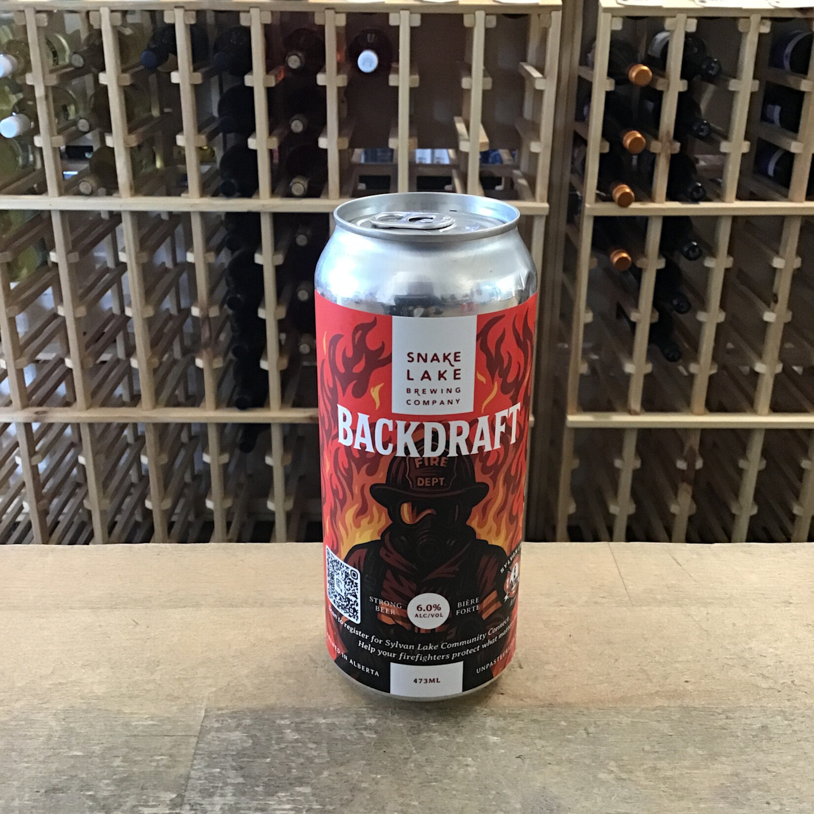 Snake Lake 'Backdraft' Red Rye IPA, Snake Lake 473ml 6.0%