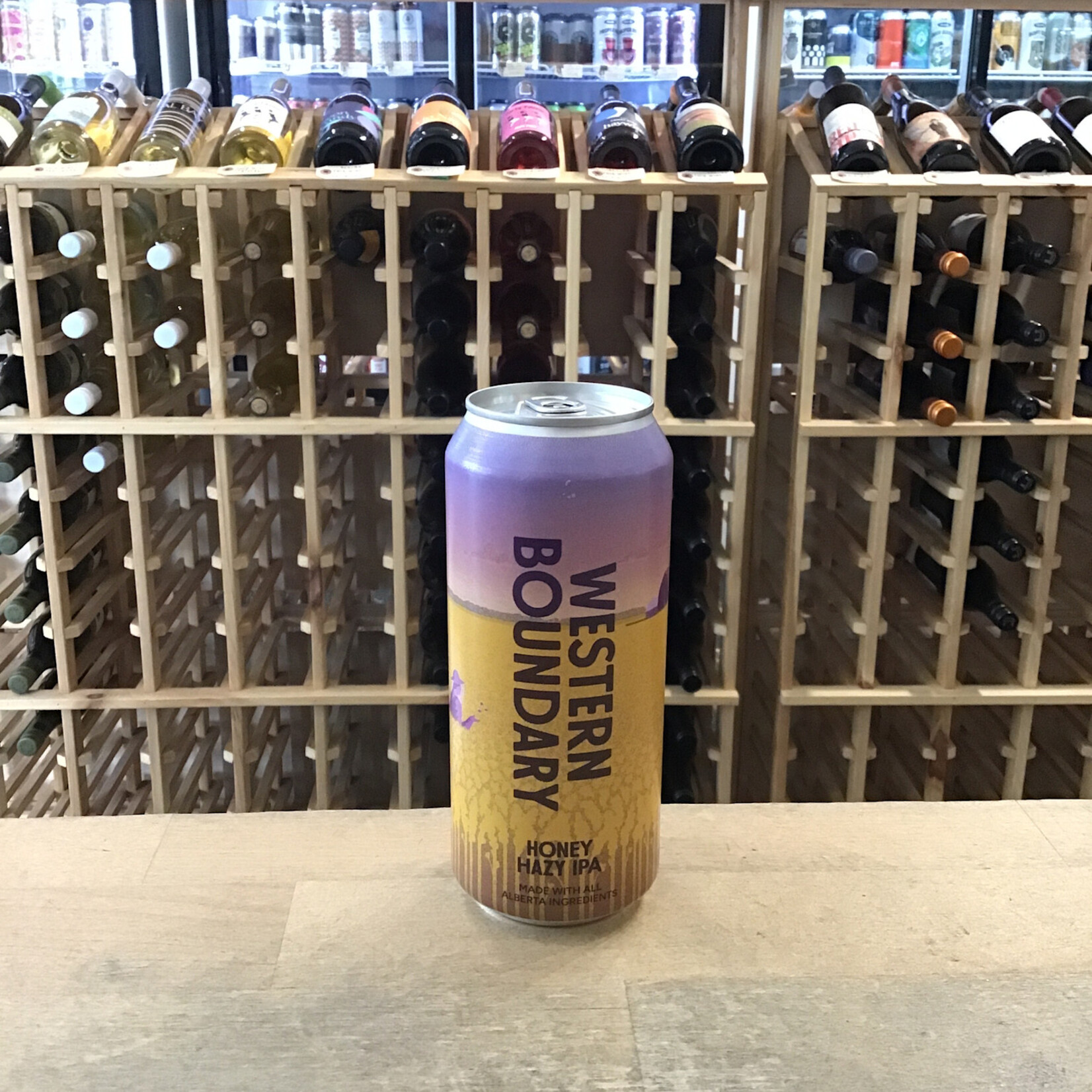 'Western Boundary' Honey Hazy IPA, Born Brewing 473ml 6.5%