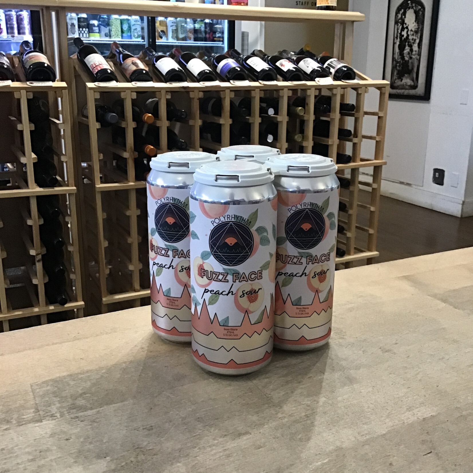 Fuzz Face Peach Sour, Polyrhythm Brewing 4x473ml 5.0%