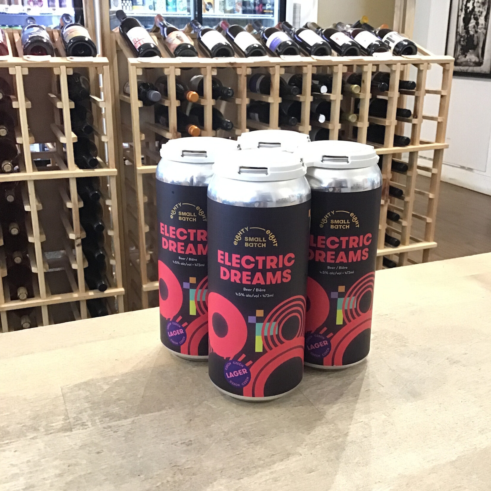 Eighty Eight 'Electric Dreams' Czech Lager, Eighty Eight 4x473ml 4.5%