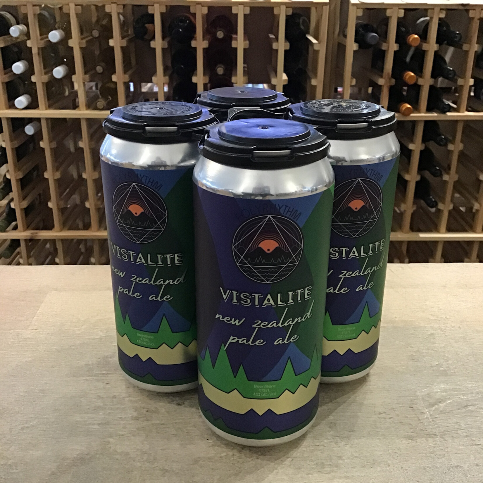 'Vistalite' New Zealand Pale Ale, Polyrhythm 4x473ml 4.5%