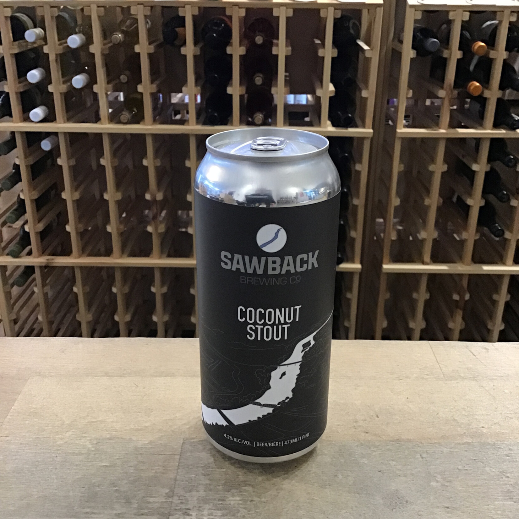 Sawback Coconut Stout, Sawback 4x473ml 3.9% single