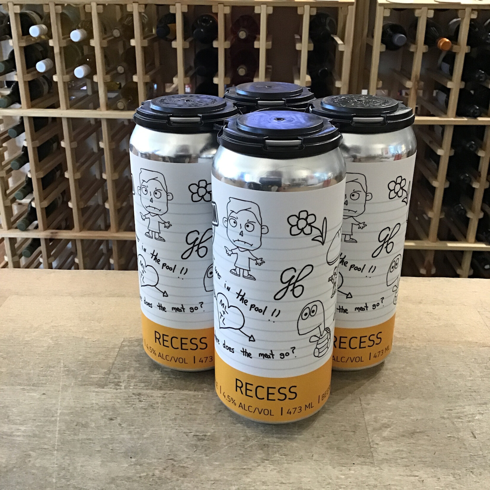 'Recess' Blonde Ale, Detention Brewing 4x473ml 5.0%