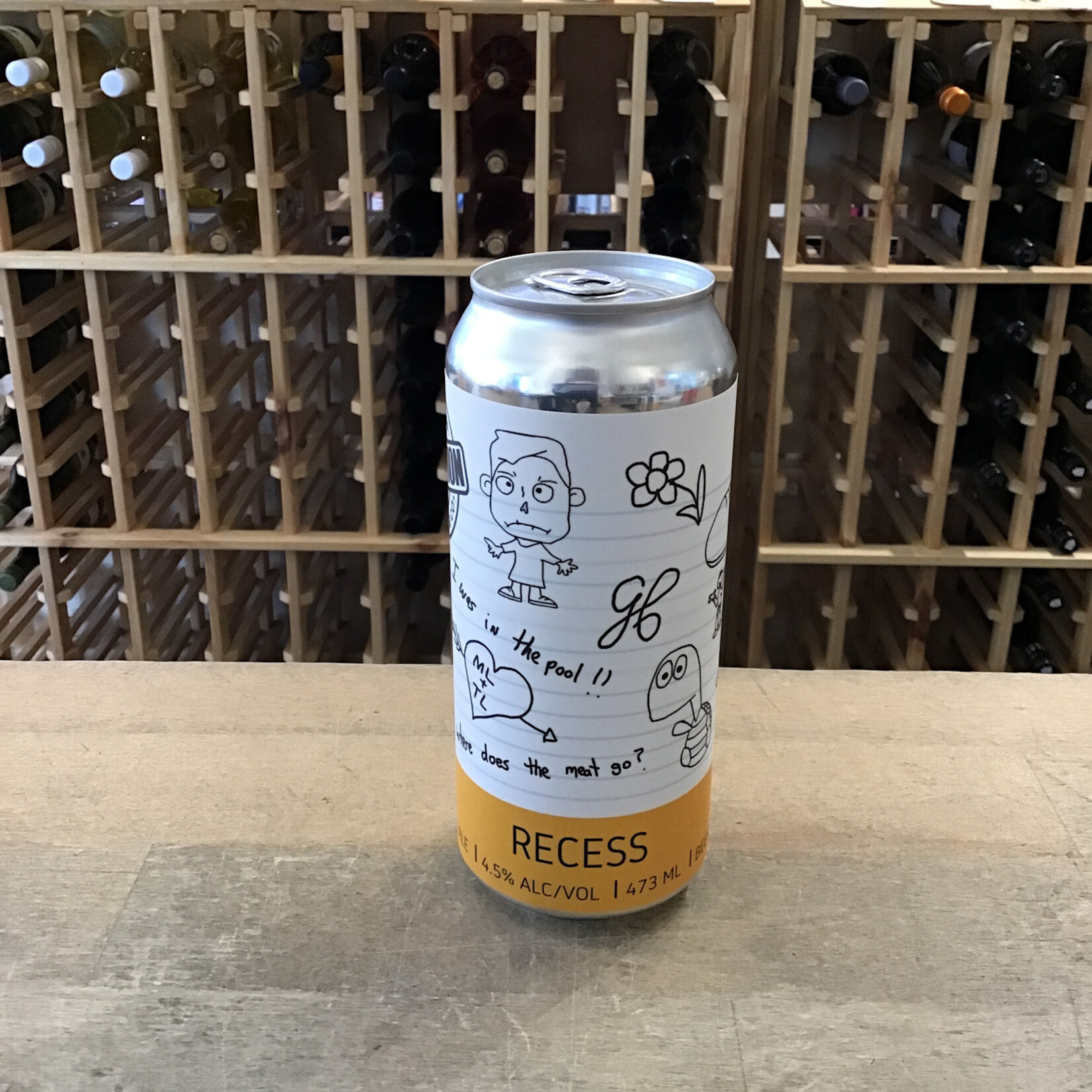 'Recess' Blonde Ale, Detention Brewing 473ml 5.0%
