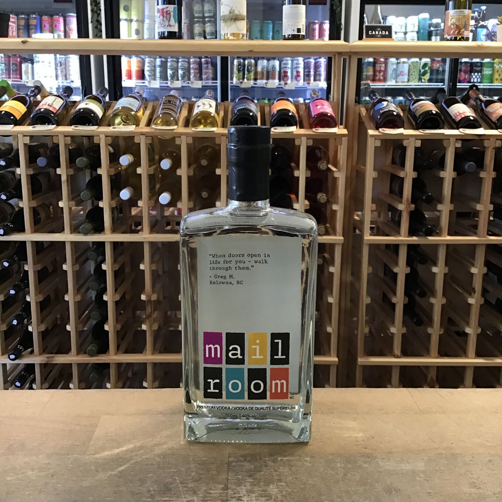 'Mailroom' Vodka 750ml 40.0%