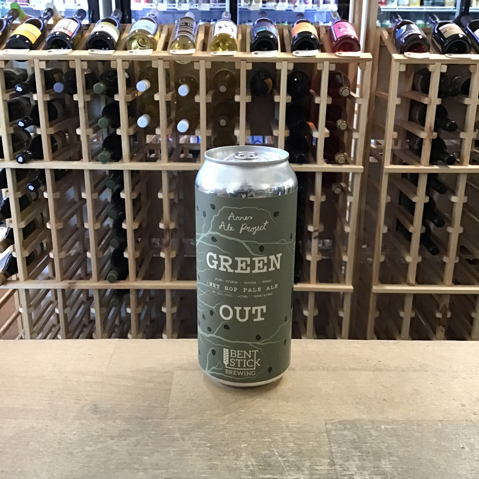 Annex Ale Project 'Green Out' Wet Hopped IPA, Annex & Bent Stick 473ml 5.0%