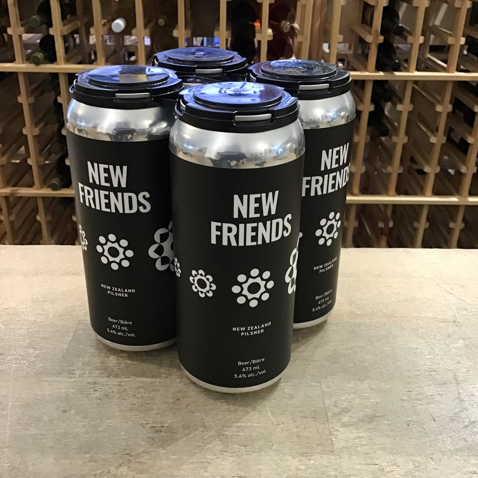 'New Friends' New Zealand Pilsner, The Establishment & Blind man 4x473ml 5.4%