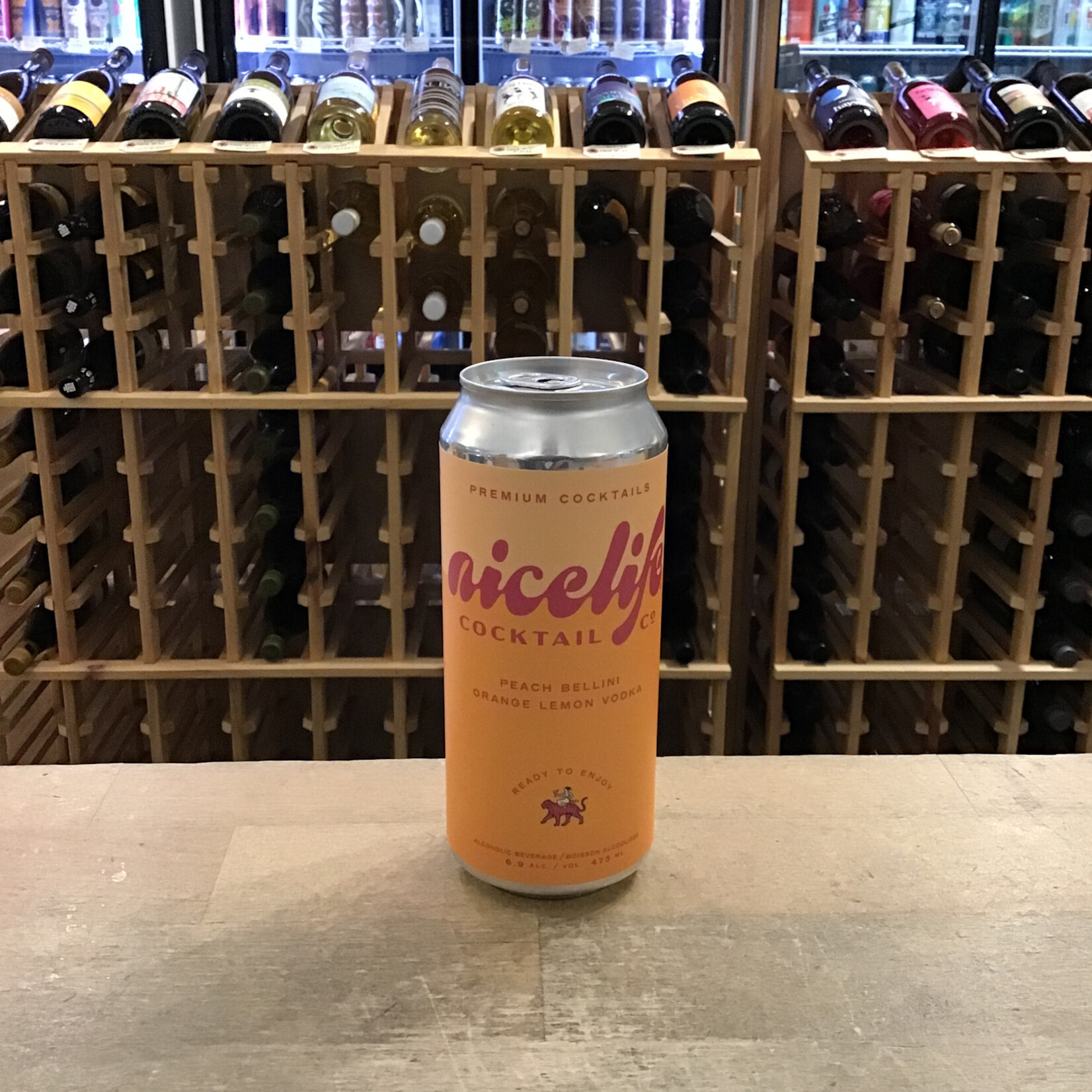 Peach Bellini, Nicelife 473ml 6.9%