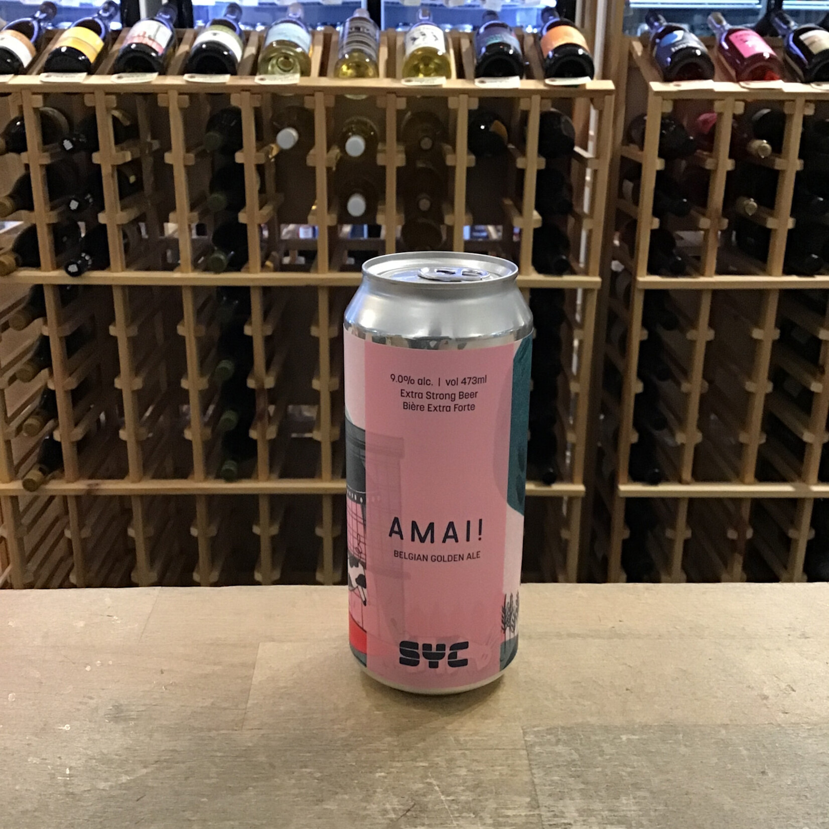 SYC Brewing 'Amai' Belgian Golden Ale, SYC Brewing 473ml 9.0%