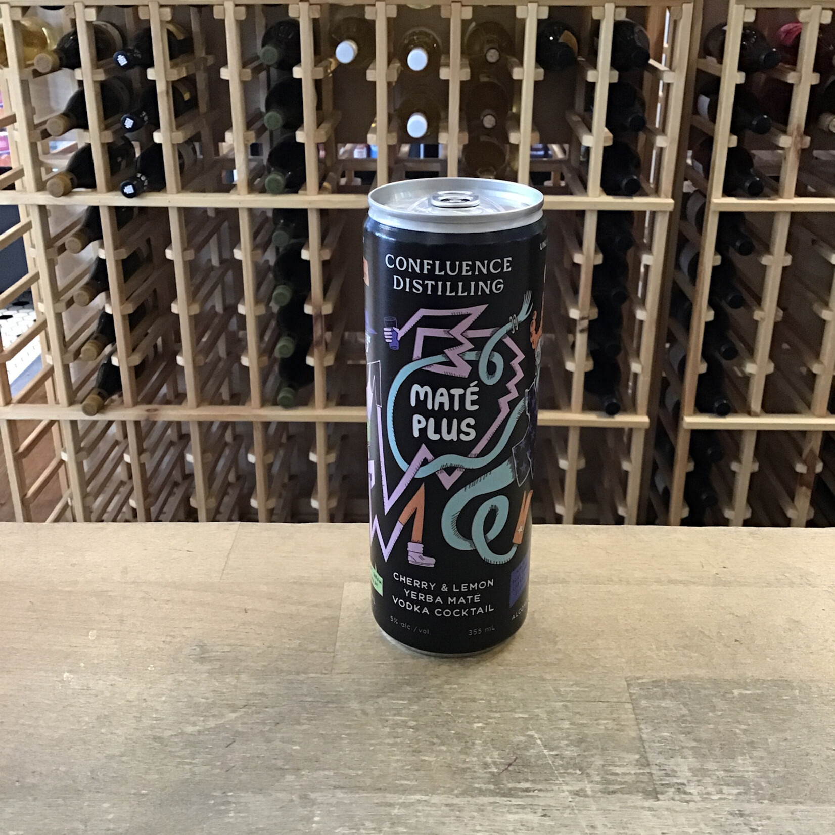 Confluence 'Mate Plus' Yerba Mate Hard Tea, Confluence 355ml 5%