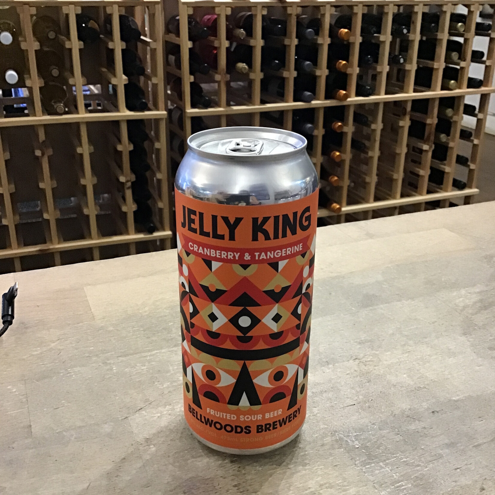 'Jelly King Cranberry & Tangerine' Dry Hopped Sour with Fruit, Bellwoods 473ml 5.6%