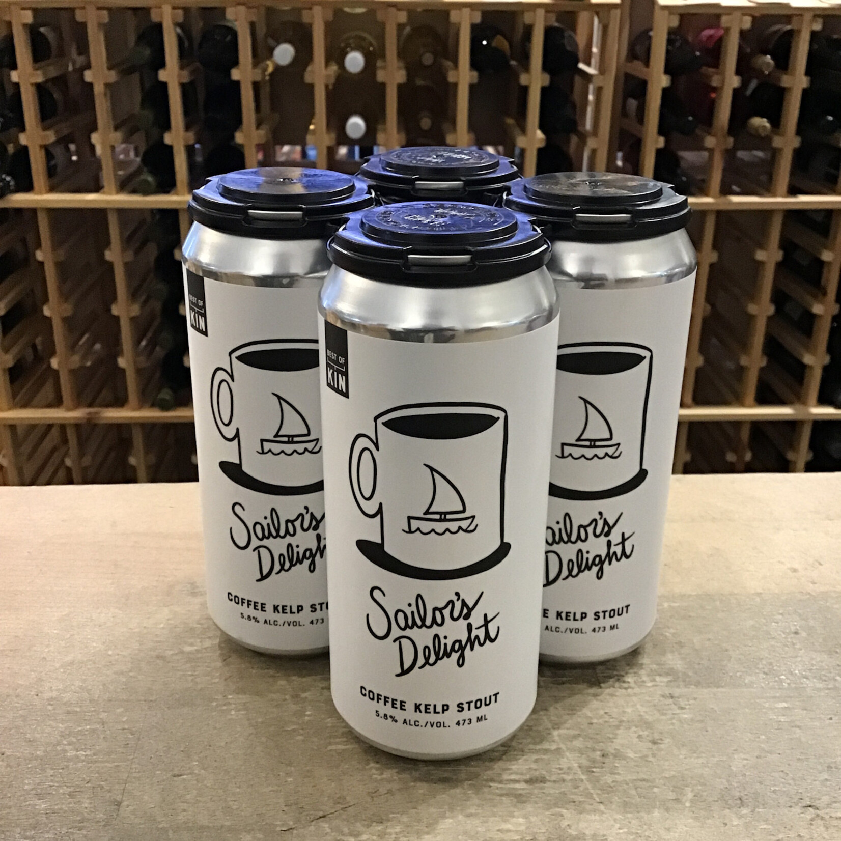 Best Of Kin 'Sailor's' Coffee Stout, Best of Kin 4x473ml 5.8%