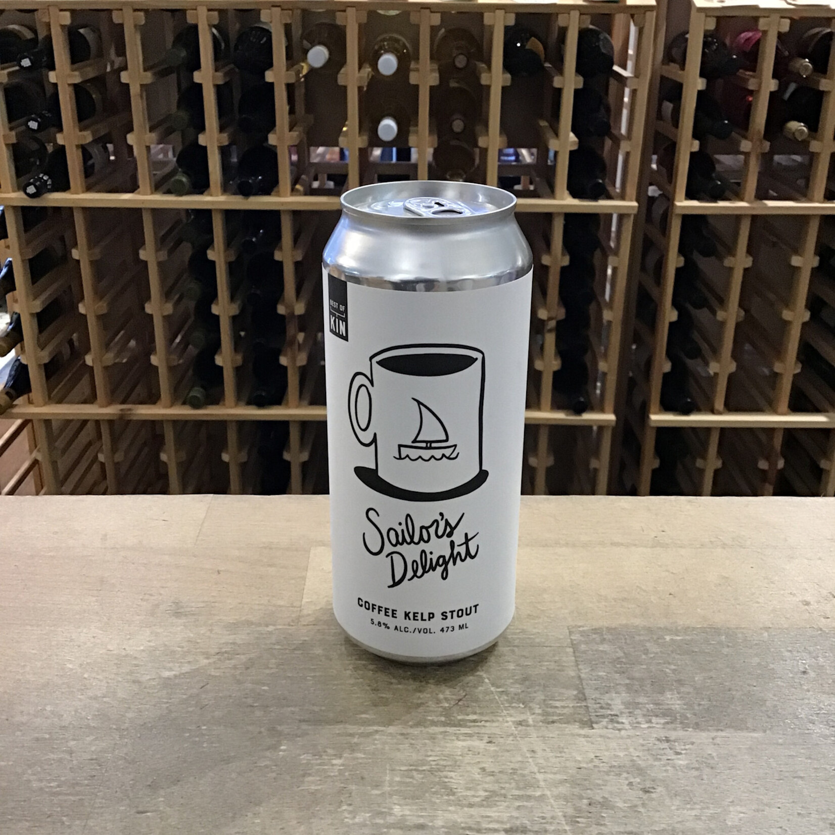 Best Of Kin 'Sailor's' Coffee Stout, Best of Kin 473ml 5.8%