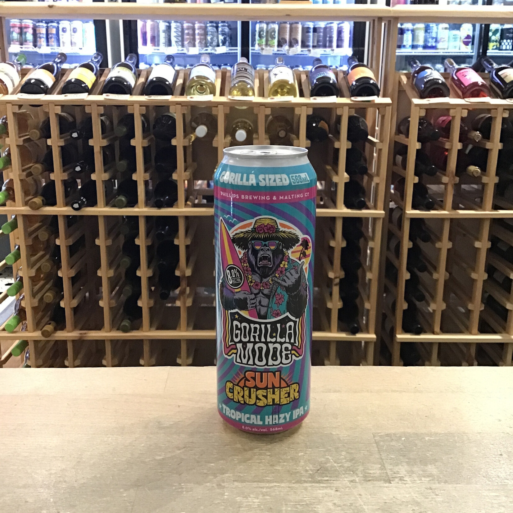 Phillips Brewing Co. 'Sun Crusher' Gorilla Mode Hazy IPA, Phillips 568ml 8.0%