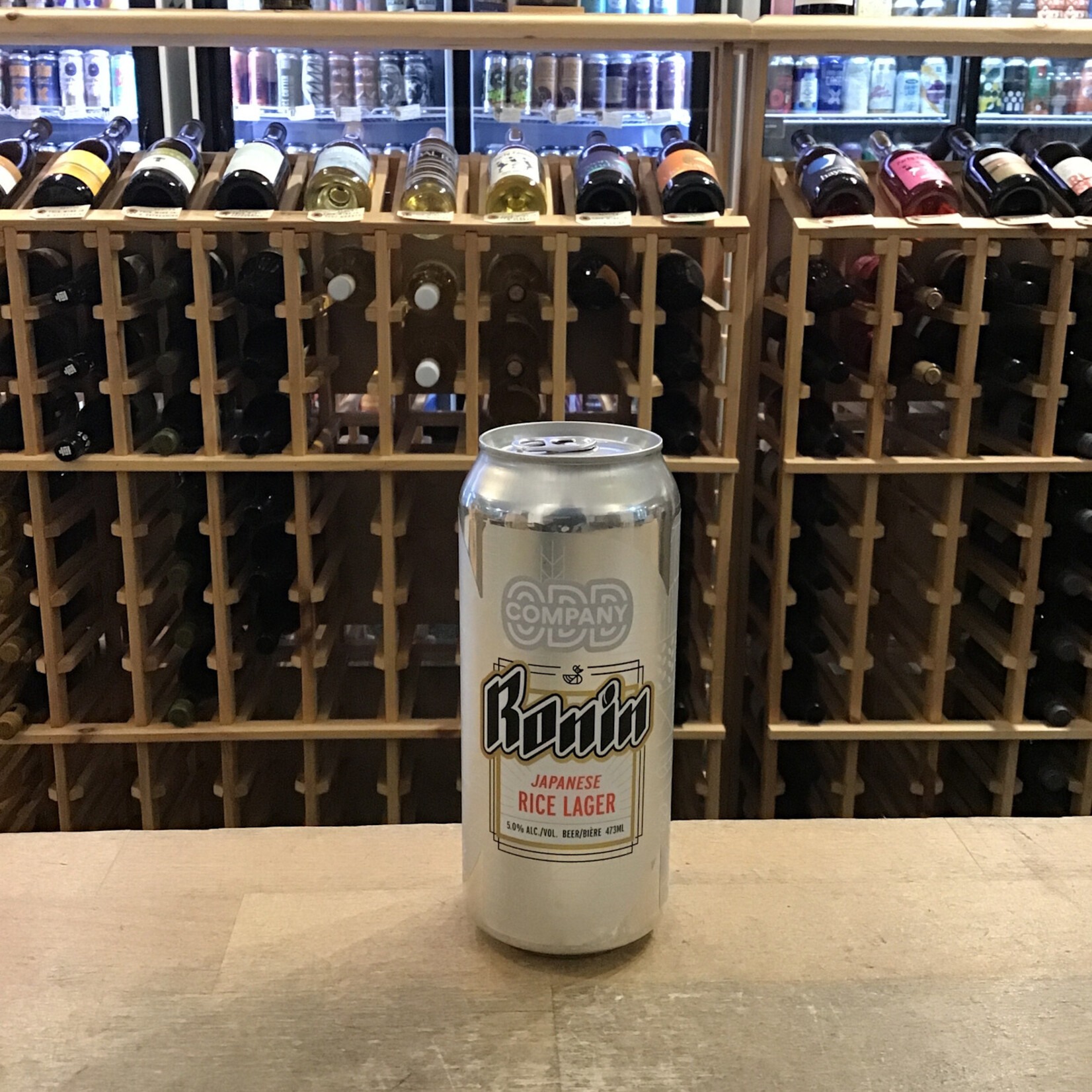 Odd Company Brewing 'Ronin' Japanese Rice Lager, Odd Company 473ml 5.0%