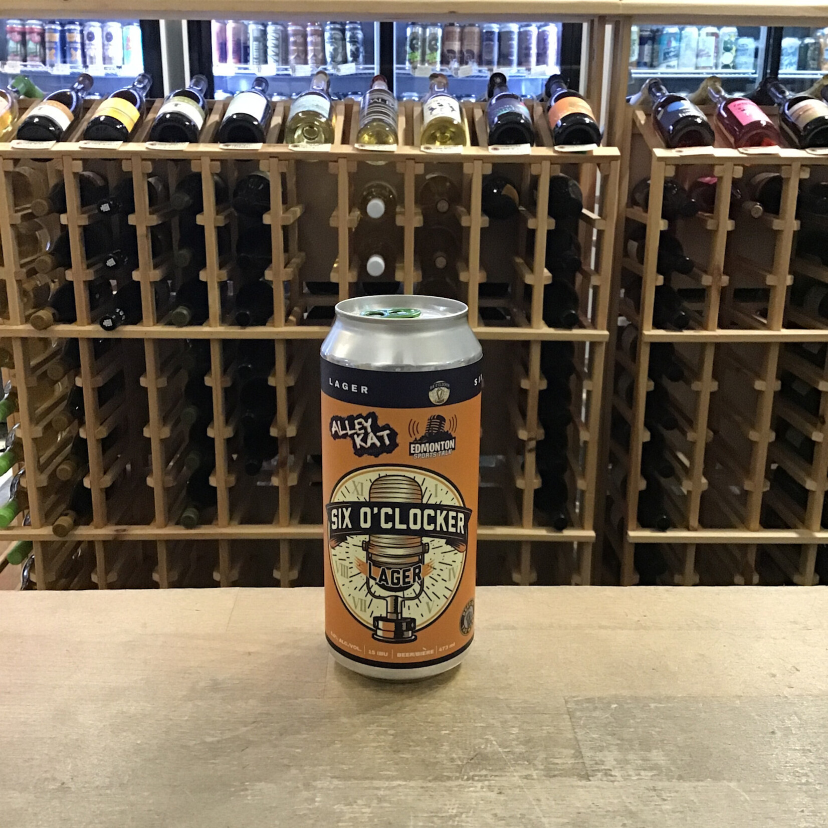 ‘Six O’Clocker’ Lager, Alley Kat 473ml
