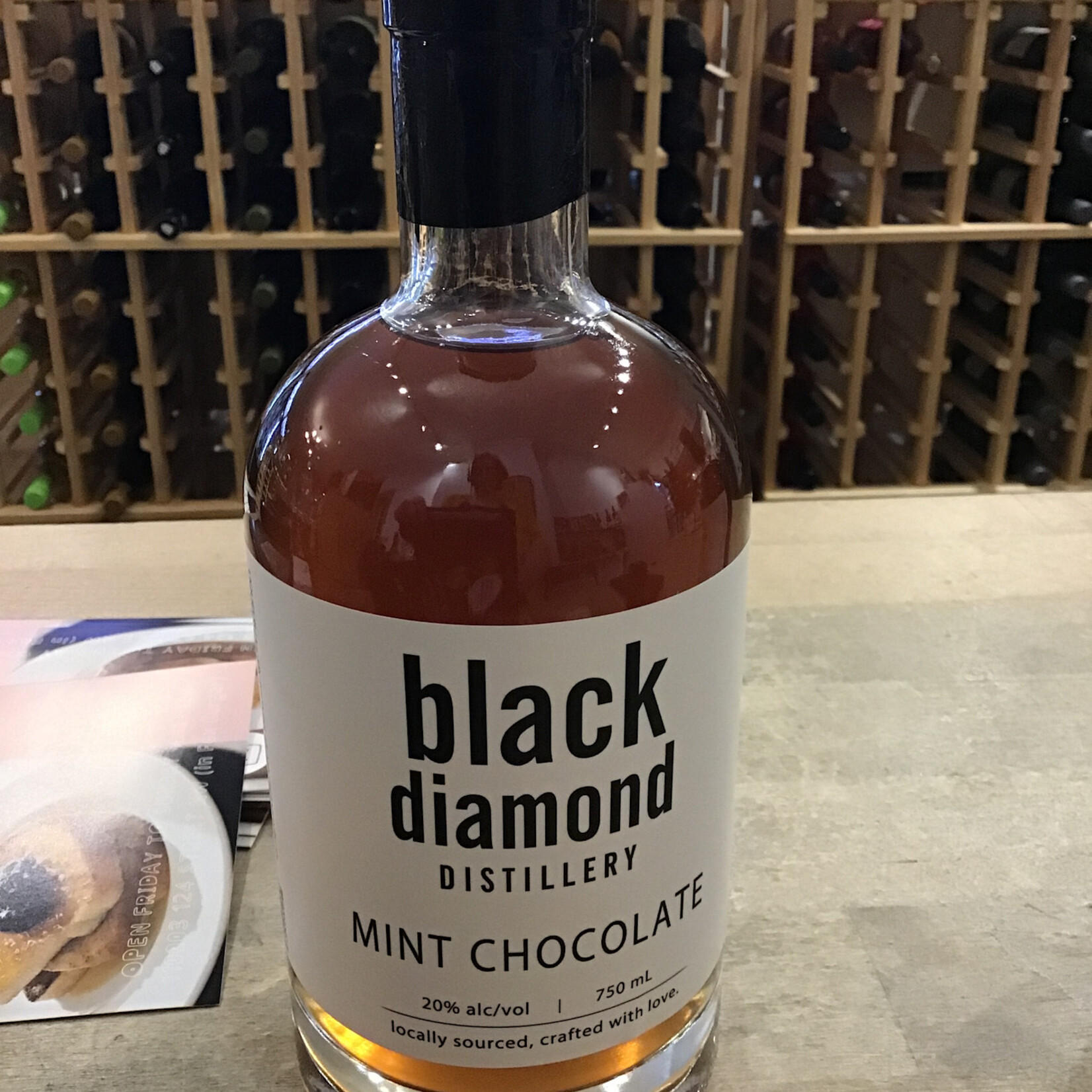 'Mint Chocolate' Liqueur, Black Diamond 750ml 20%