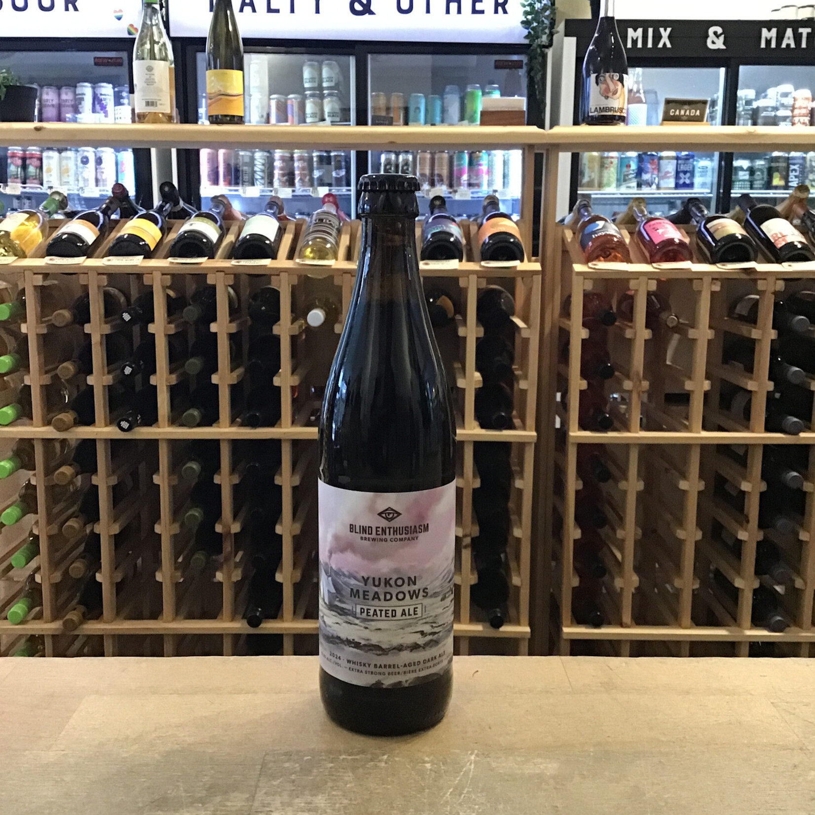 Blind Enthusiasm '2024 Yukon Meadows' Peated Ale, Blind Enthusiasm 500ml bottle 11.4%