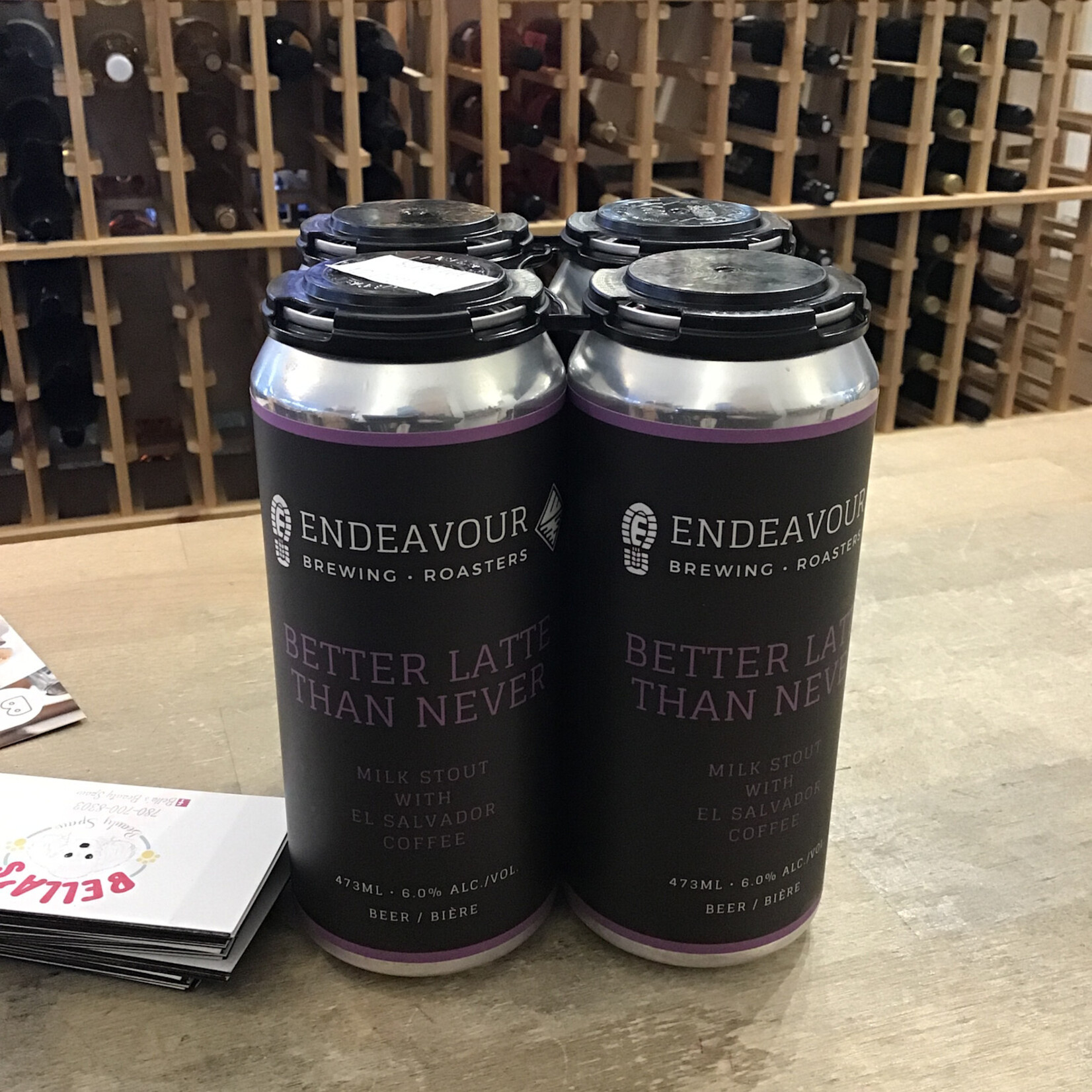 Endeavour 'Better Latte Than Never' Coffee Milk Stout, Endeavour Brewing 4x473ml 6%