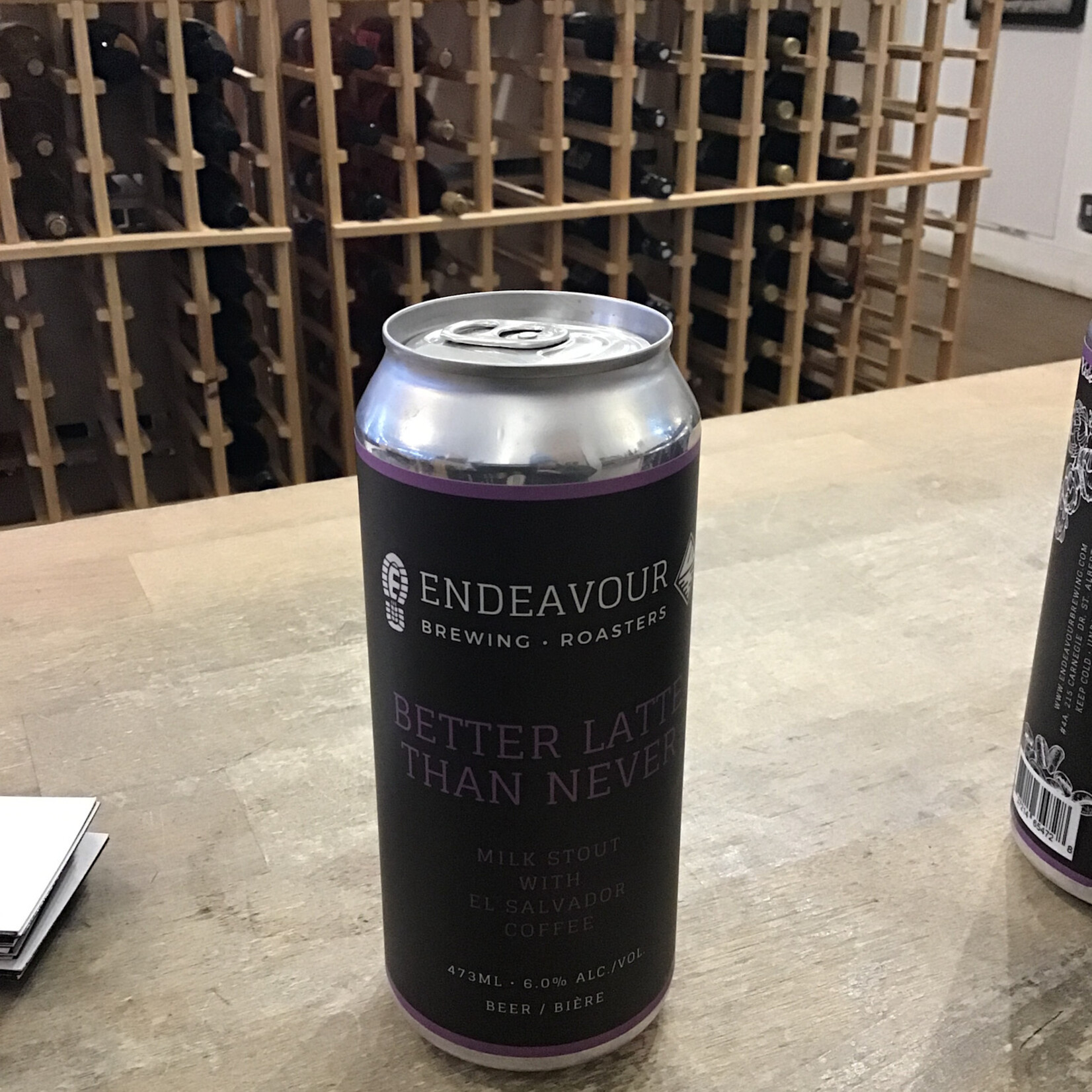 Endeavour 'Better Latte Than Never' Coffee Milk Stout, Endeavour Brewing 473ml 6%