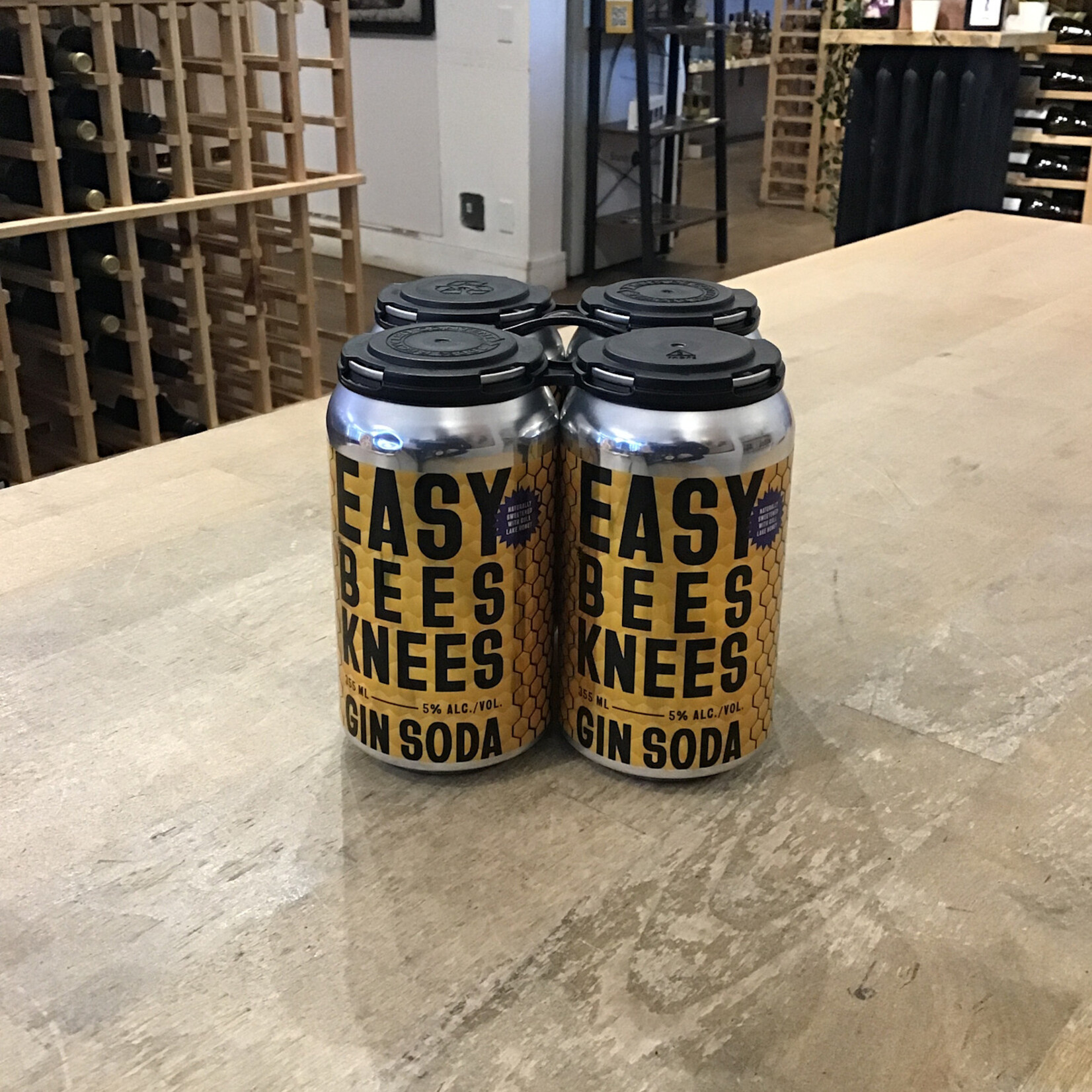 Snake Lake 'Easy Bees Knees' Gin Soda, Snake Lake 4x355ml 5%