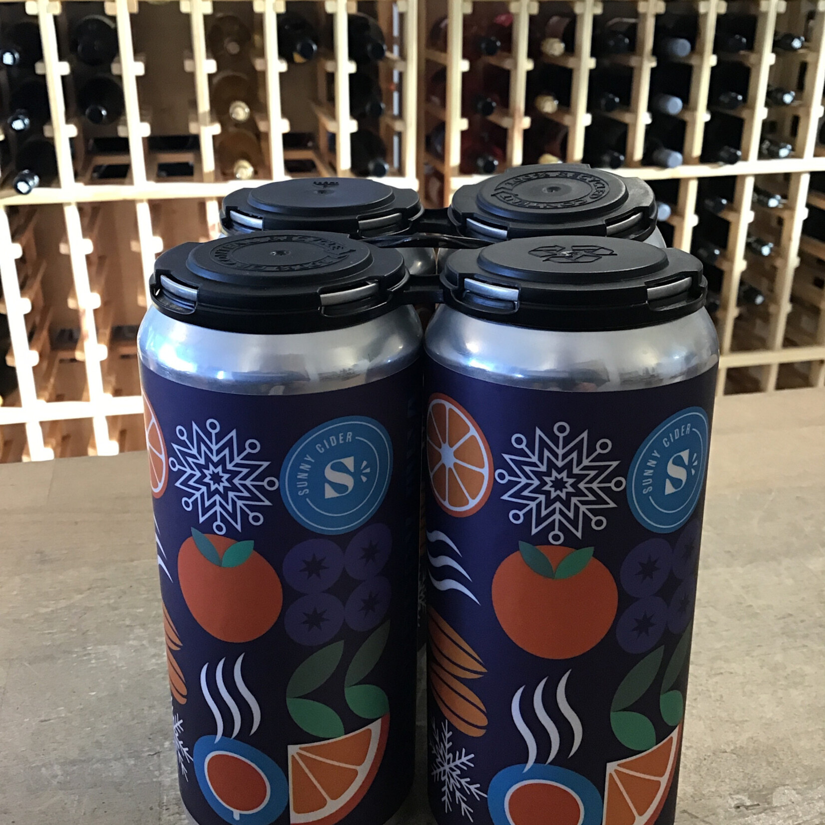 'Blueberry Tea' Winter Cider, Sunny Cider 4x473ml 6%