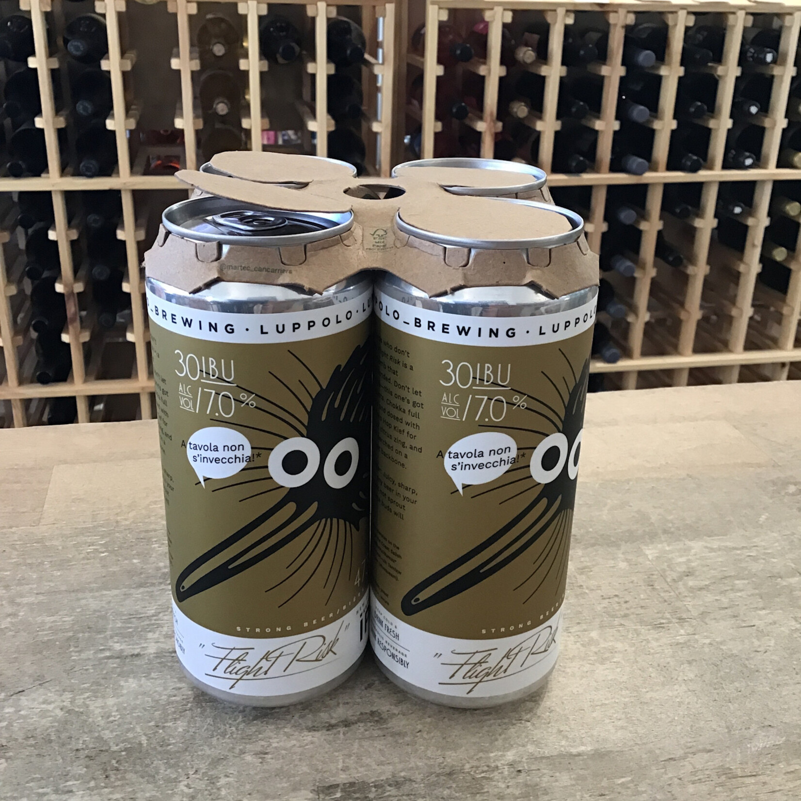 'Flight Risk' West Coast NZ IPA, Luppolo 4x473ml 7.0%