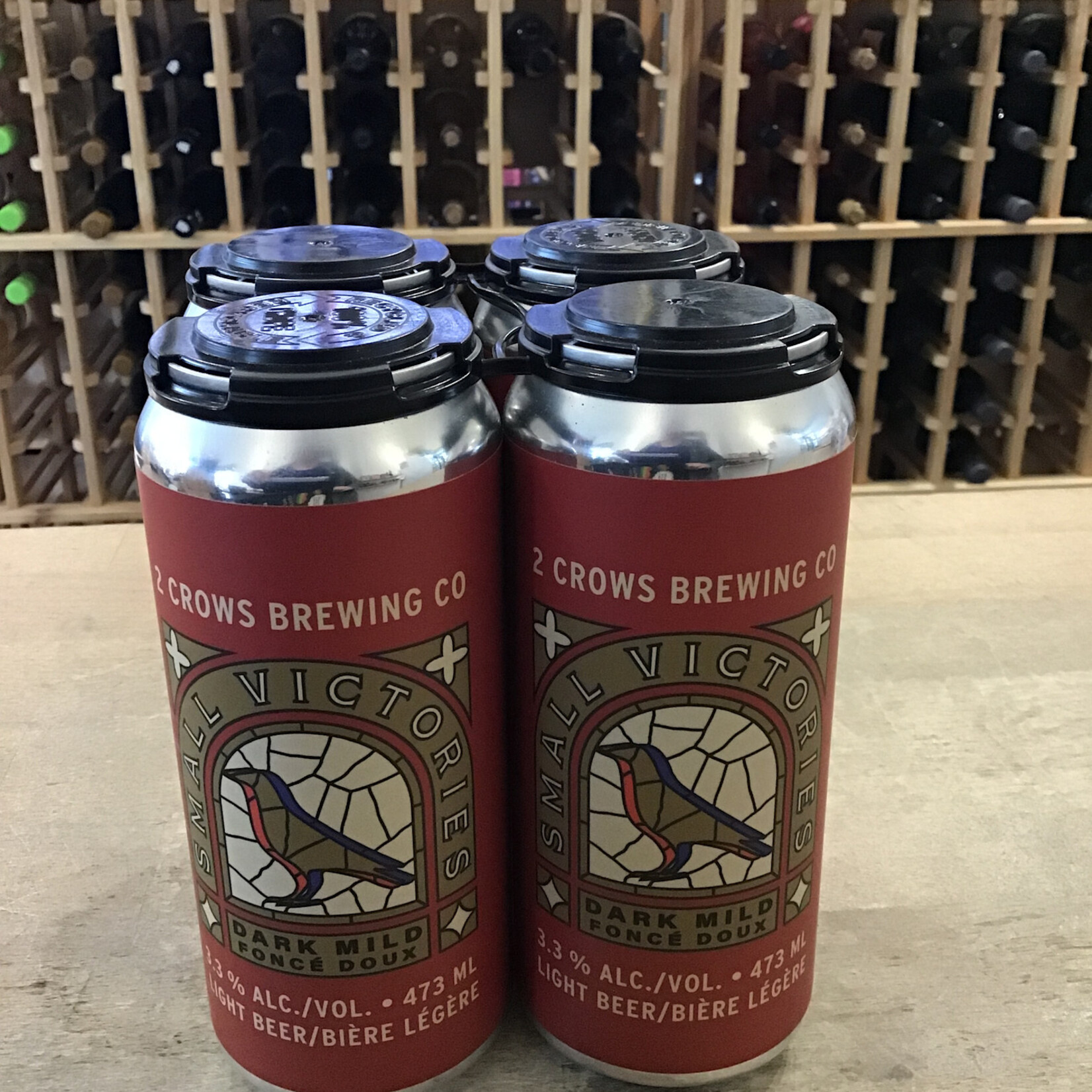 2 Crows 'Small Victories' Dark Mild, 2 Crows 4x473ml 3.3%