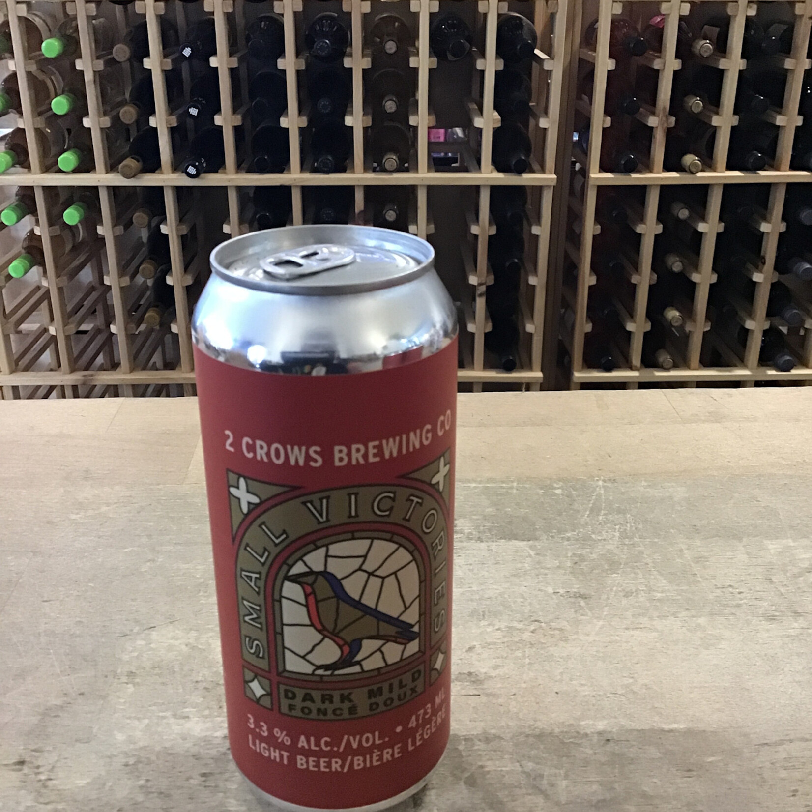 2 Crows 'Small Victories' Dark Mild, 2 Crows 473ml 3.3%