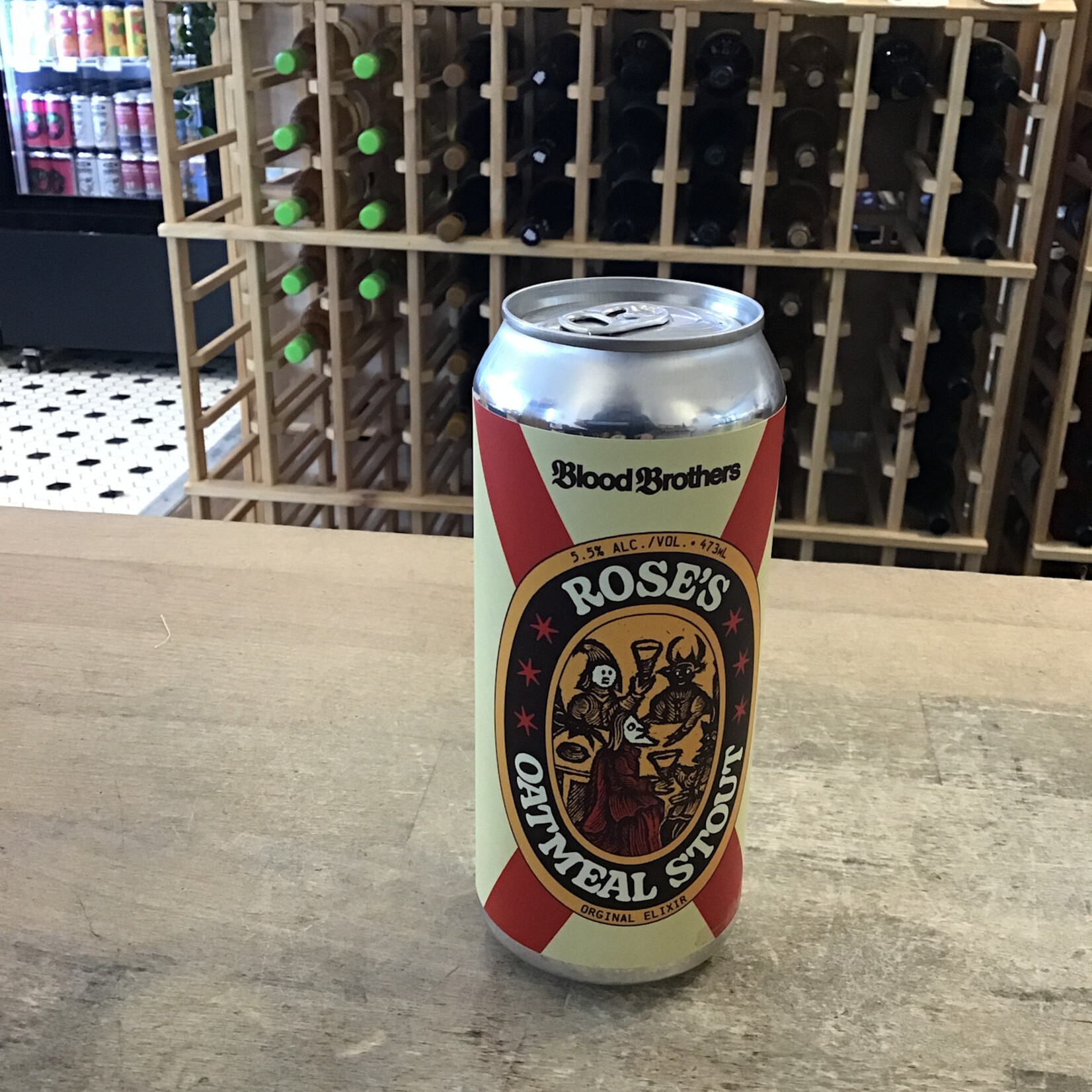 Blood Brothers Brewing 'Rose's' Oatmeal Stout, Blood Brothers 473ml 5.5%