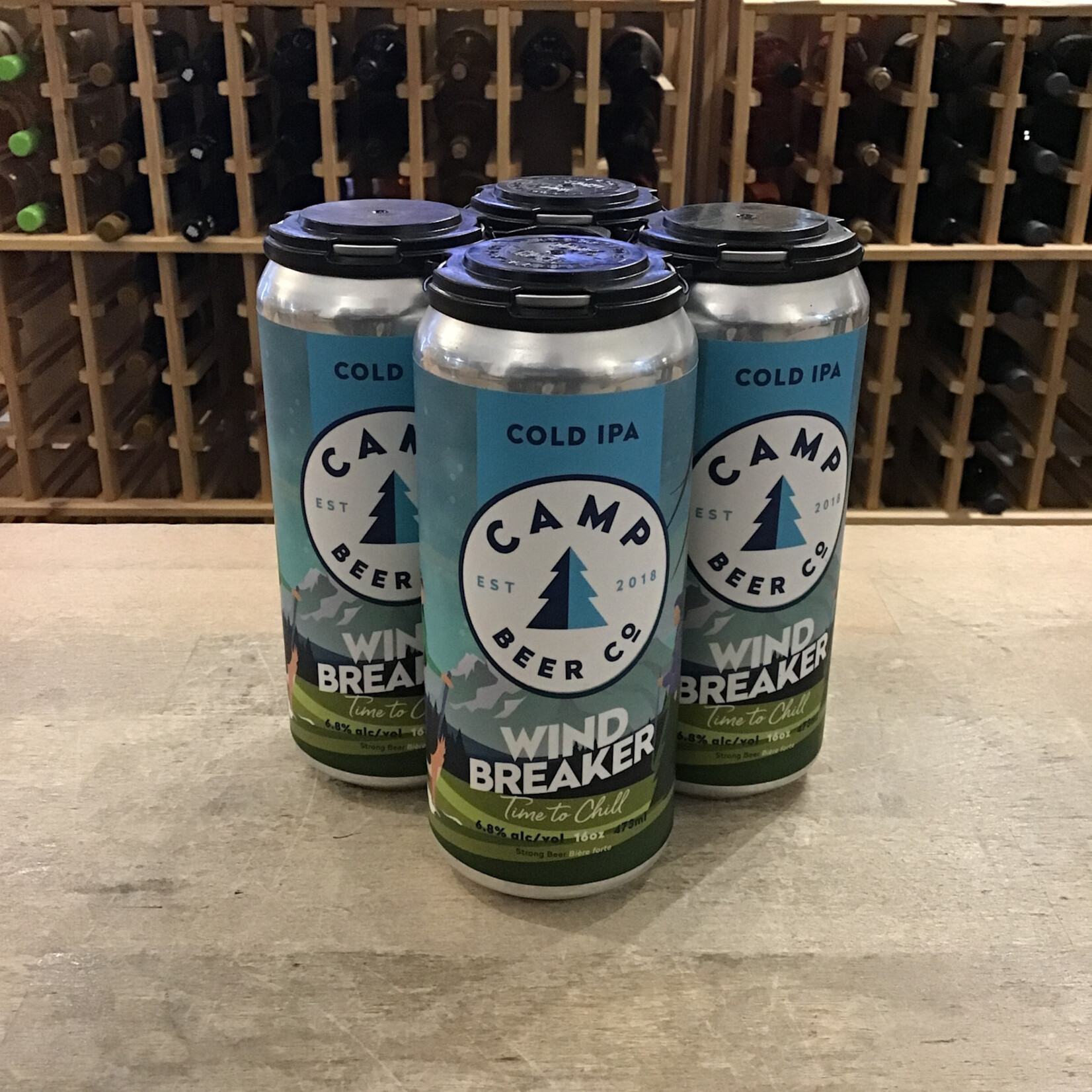 'Wind Breaker' Cold IPA, Camp Beer Co 4x473ml 6.8%